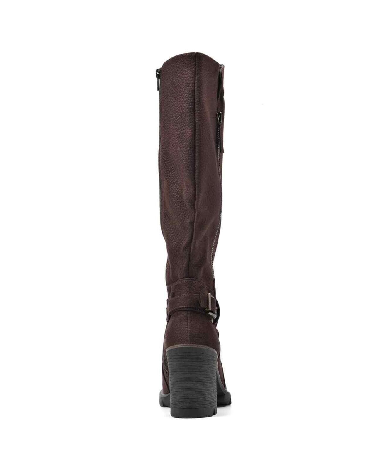 White Mountaineering White Mountain Women's Berlin Tall Shaft Boots - 5 - Brown Size US 5 / IT 35 - 4 Thumbnail