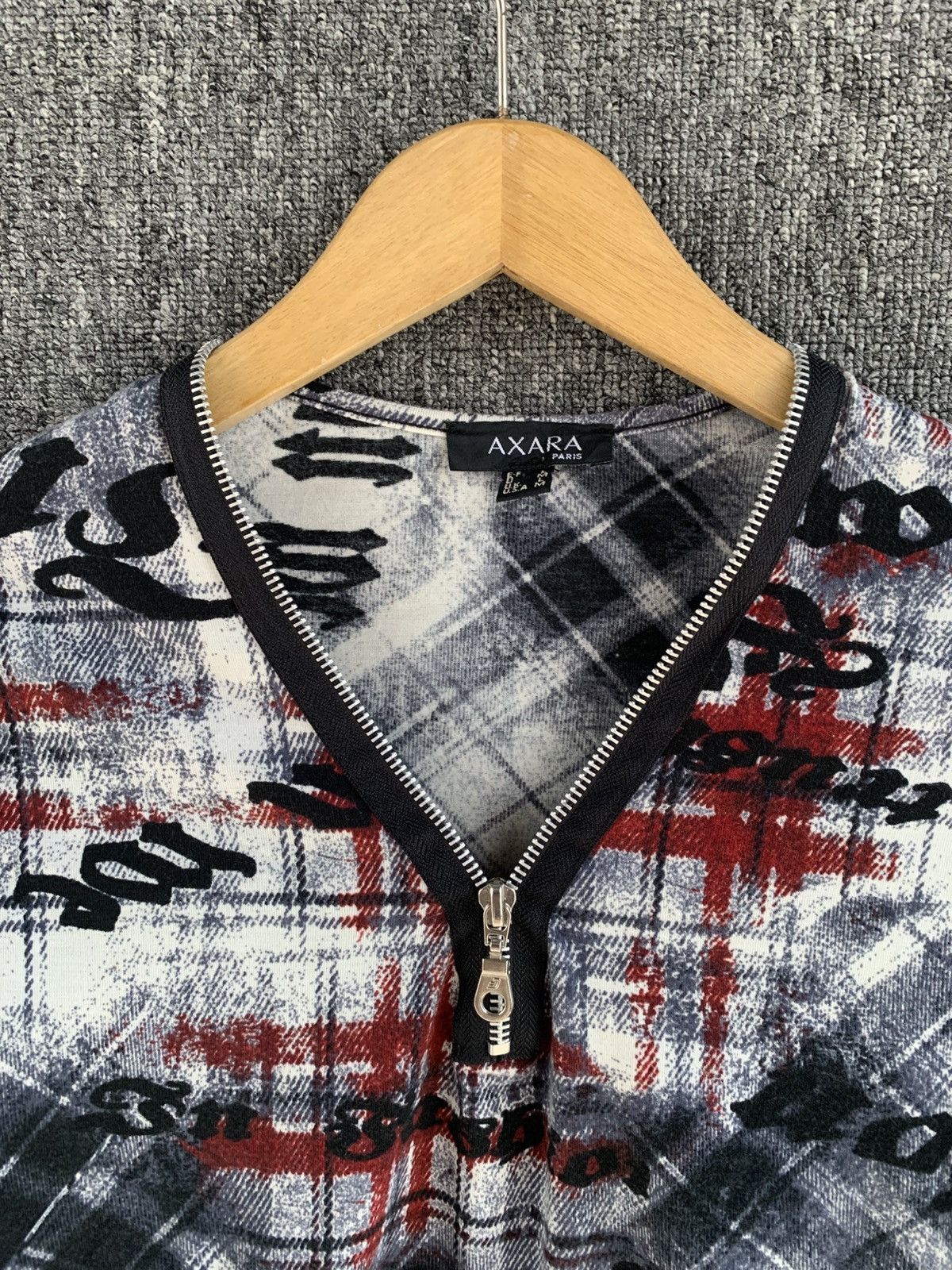 Other Axara Paris Zip Colar Gaultier Style Cropped Long Sleeve Size L / US 10 / IT 46 - 3 Thumbnail