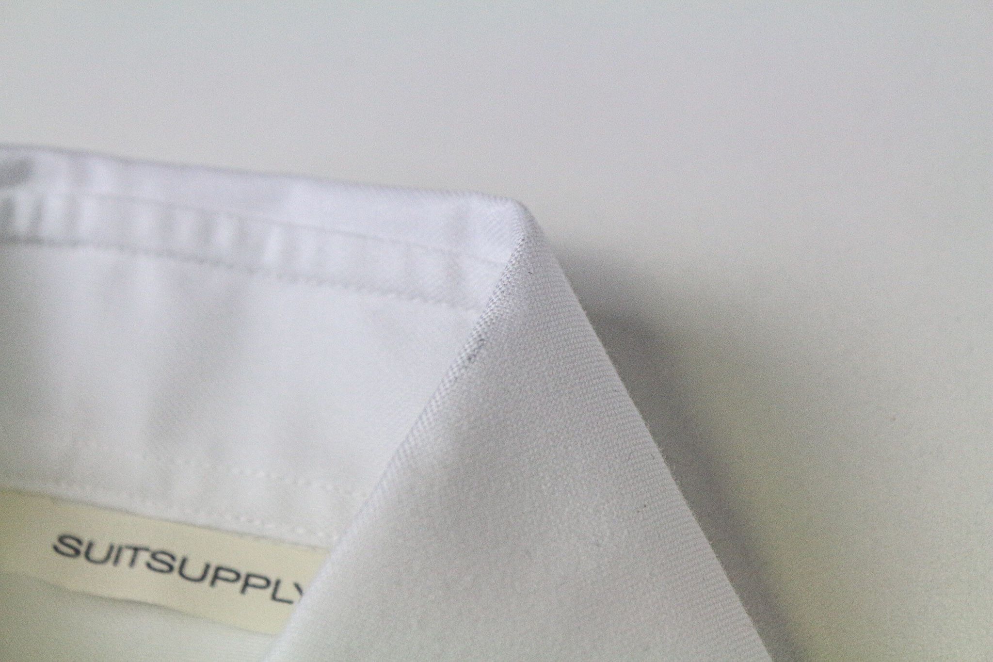 Suitsupply TRAVELLER 35 Extra Slim White Cotton Long Sleeve 78701 Size 36R - 10 Thumbnail