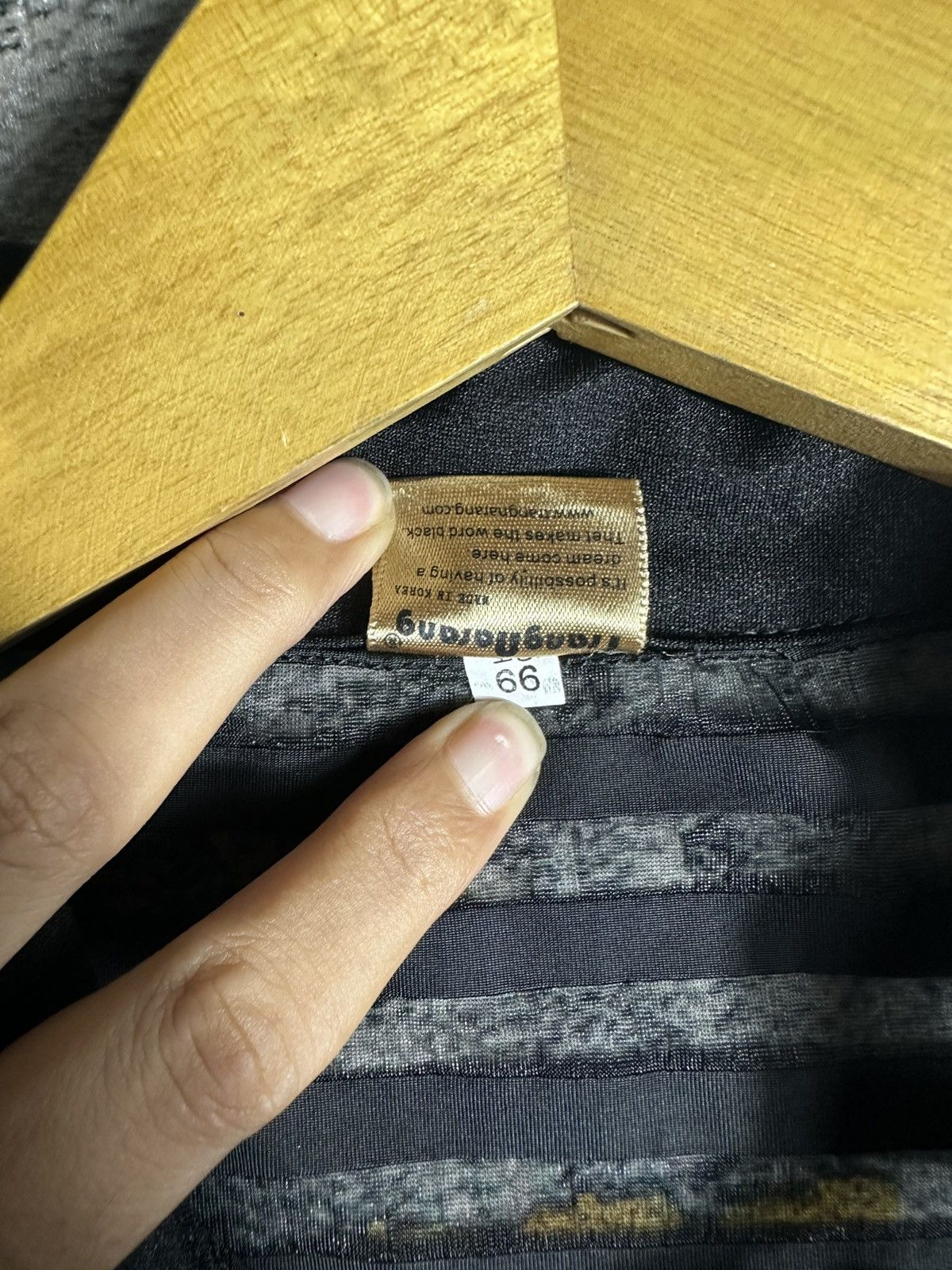 20471120 IF SIX WAS NINE LGB STYLE BLACK STRIPE TRANSPARENT Size US S / EU 44-46 / 1 - 9 Thumbnail