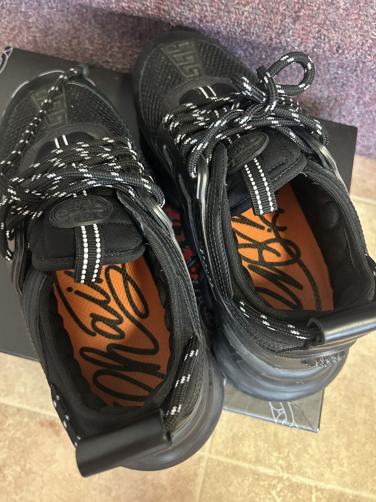 Versace Versace Chain Reaction Black Size US 10 / EU 43 - 9 Thumbnail