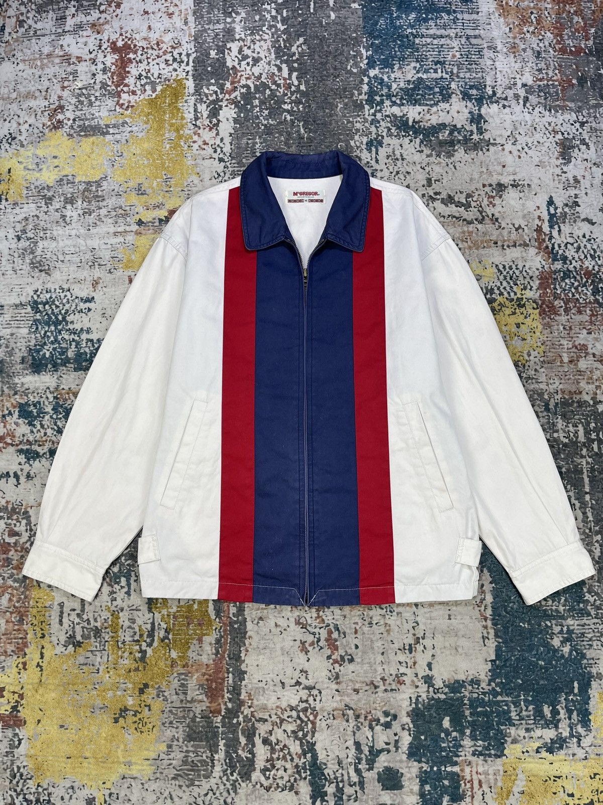 McGregor Vtg McGregor Stars And Stripes Back Hit Jacket Size US M / EU 48-50 / 2 - 6 Thumbnail