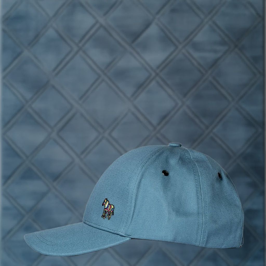 Paul Smith VINTAGE Paul Smith Zebra Logo Baseball Cap Blue Size ONE SIZE - 1 Preview