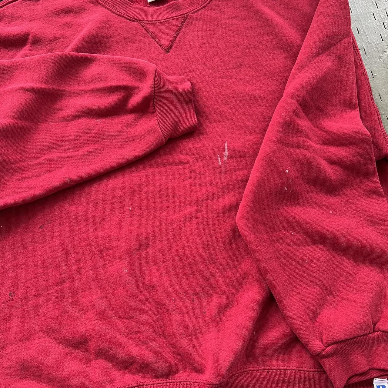 Russell Athletic Vintage 90s Russell Athletic Crewneck Sweatshirt Boxy Red Size US L / EU 52-54 / 3 - 5 Thumbnail