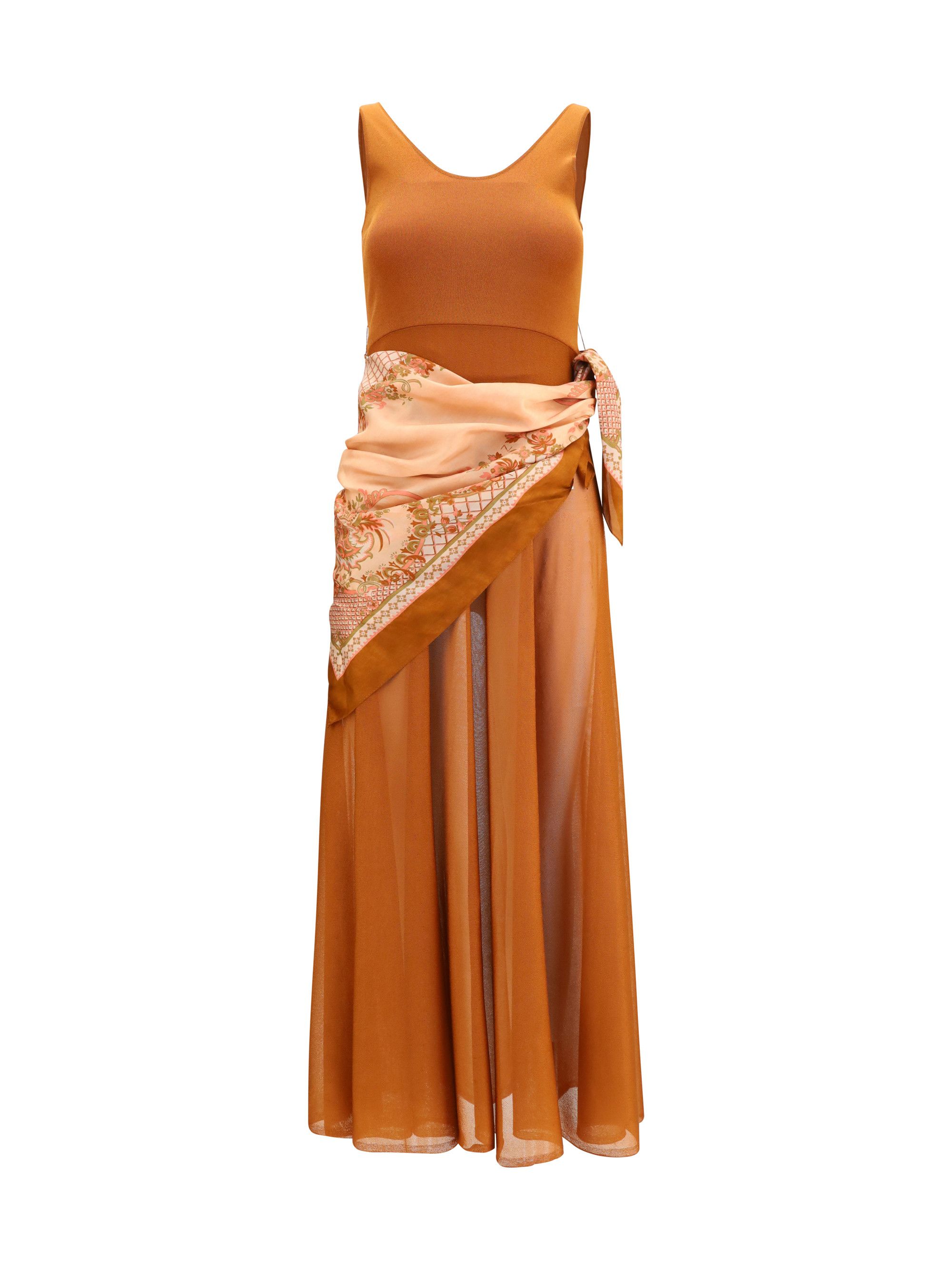 Aster Scarf Maxi Dress, Women's