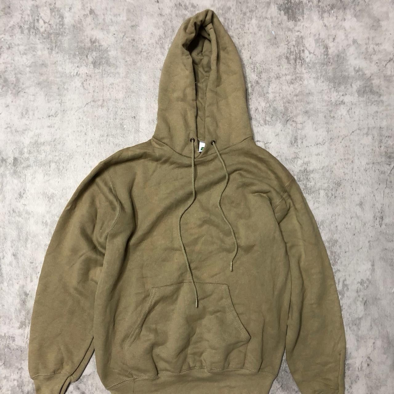 Fruit Of The Loom Khaki green Fruit of the Loom hoodie #skater Size US S / EU 44-46 / 1 - 1 Thumbnail