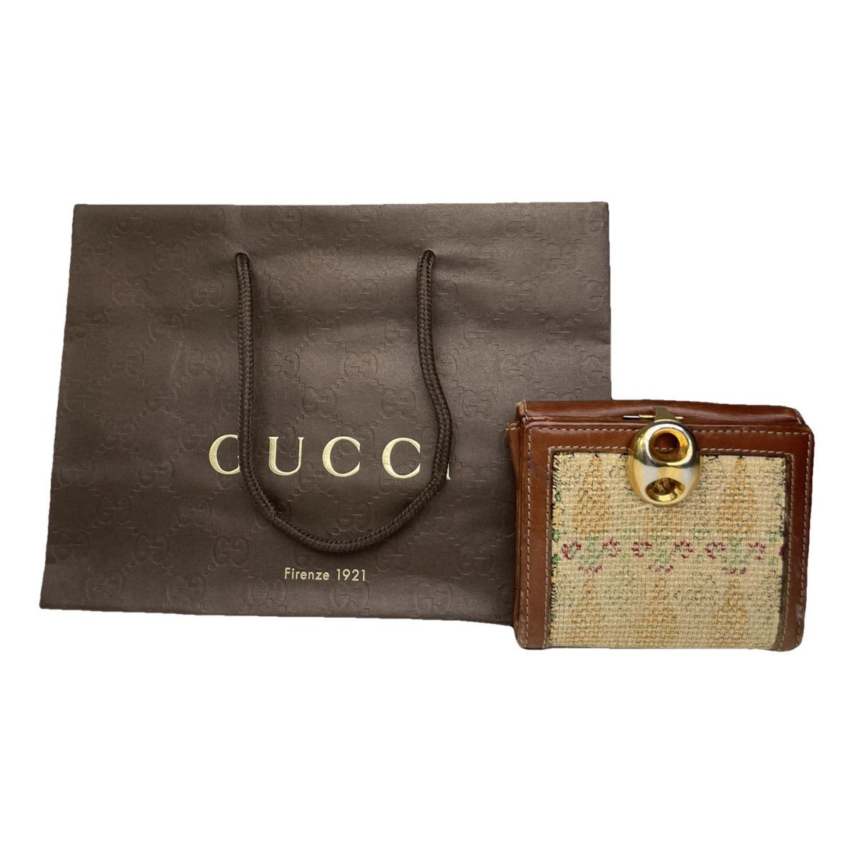 Gucci GG Blooms Beige Leather Wallet Size ONE SIZE - 1 Thumbnail