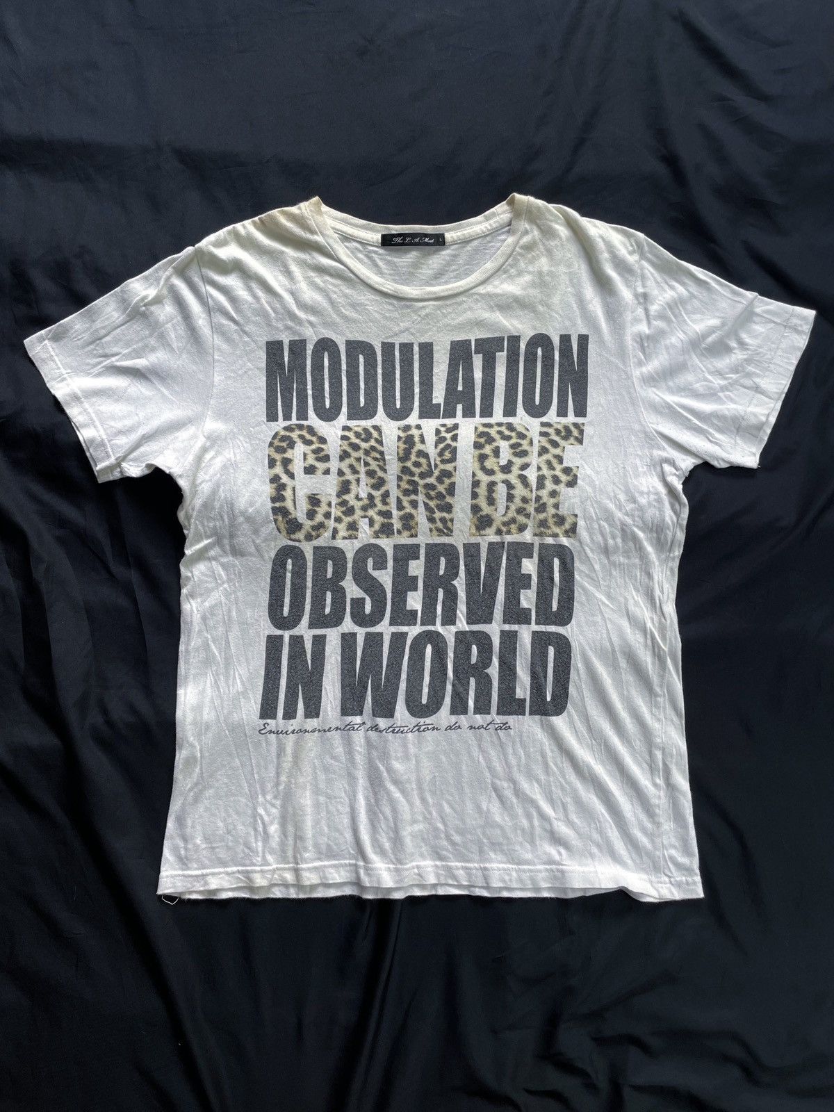 Hysteric Glamour MODULATION CAN BE OBSERVED IN WORLD LEOPARD DESIGN TEE Size US L / EU 52-54 / 3 - 1 Thumbnail