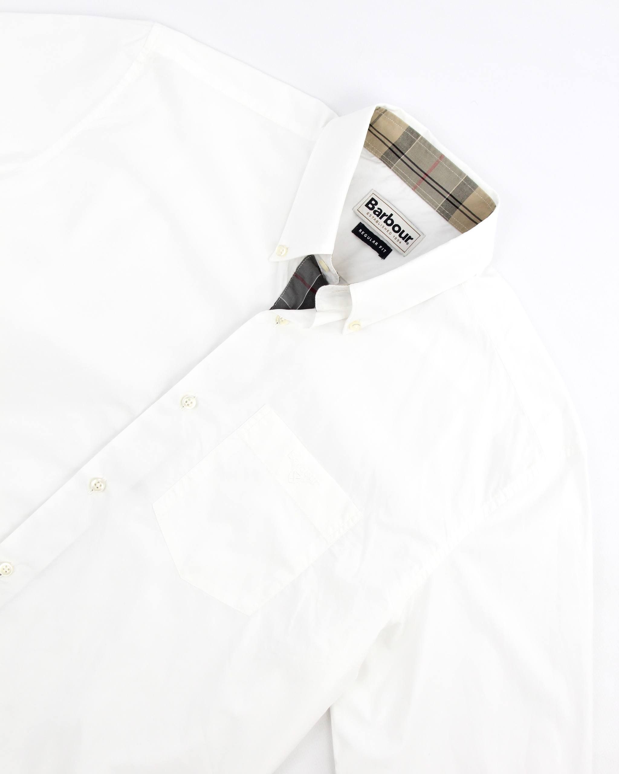 Barbour BARBOUR White shirt with logo Size US M / EU 48-50 / 2 - 7 Thumbnail