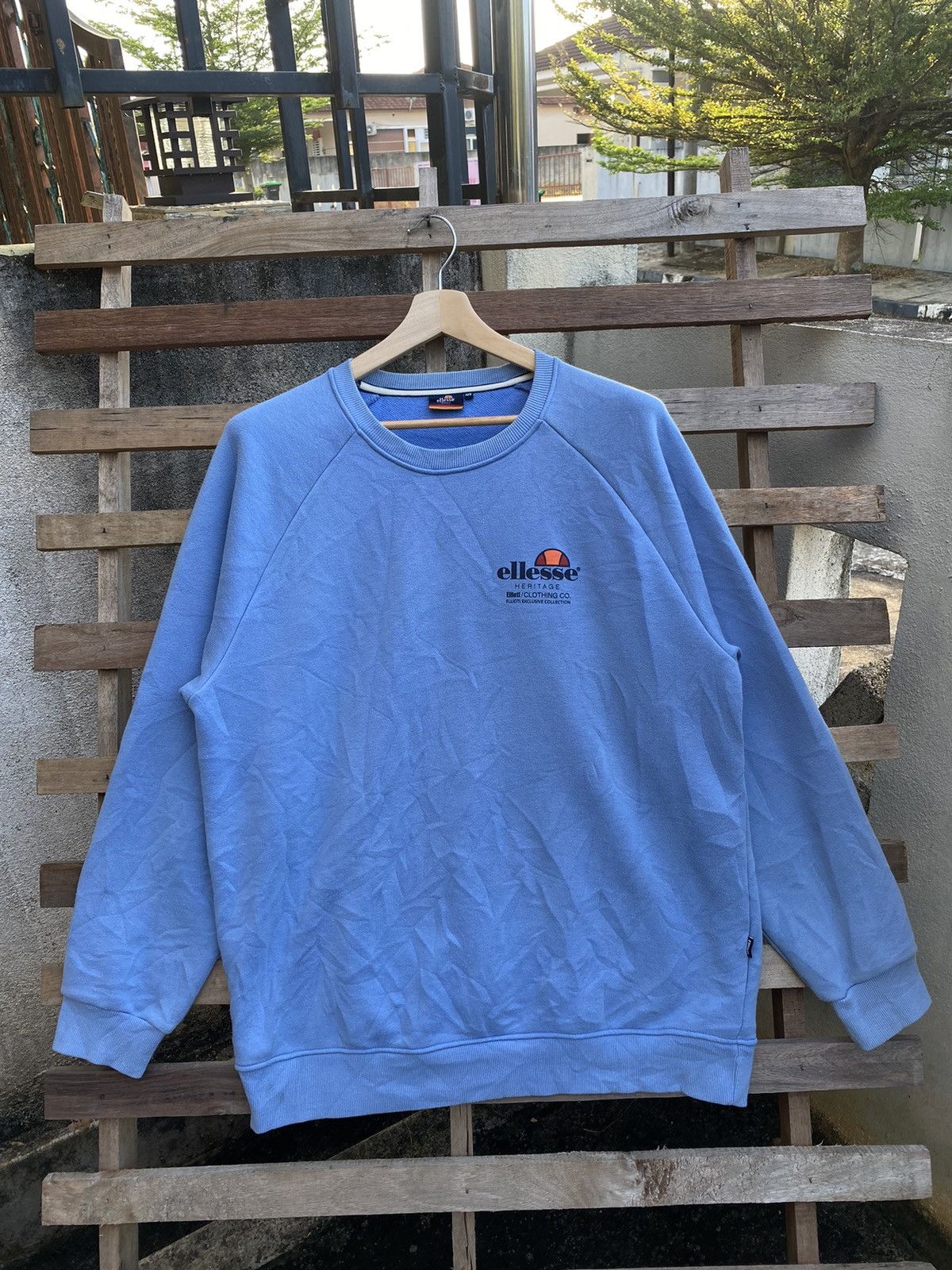 Vintage Vintage Ellesse Sweatshirt Big Logo Size US XXL / EU 58 / 5 - 4 Thumbnail
