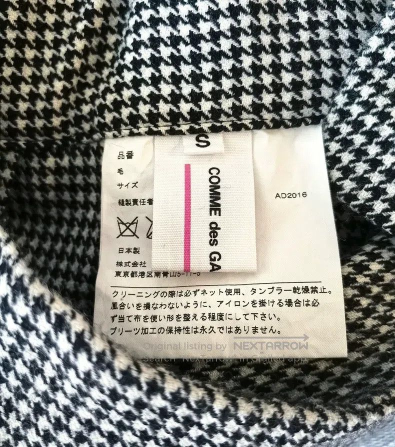 Comme des Garcons Comme Des Garcons Vintage houndstooth black and white chec Size S / US 4 / IT 40 - 4 Thumbnail