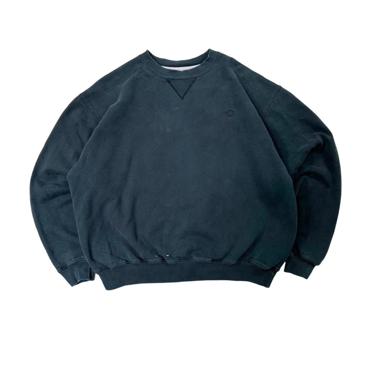 Vintage Vintage 90s Champion Embroidered Logo Blank Black Sweater Size US XL / EU 56 / 4 - 1 Thumbnail