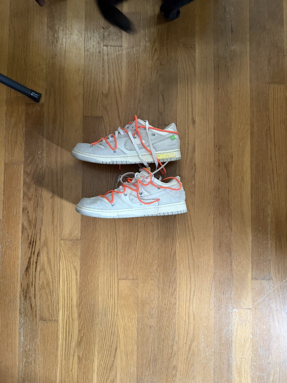 Nike × Off-White OffWhite Dunk Low Lot 11 Size US 12 / EU 45 - 2 Thumbnail