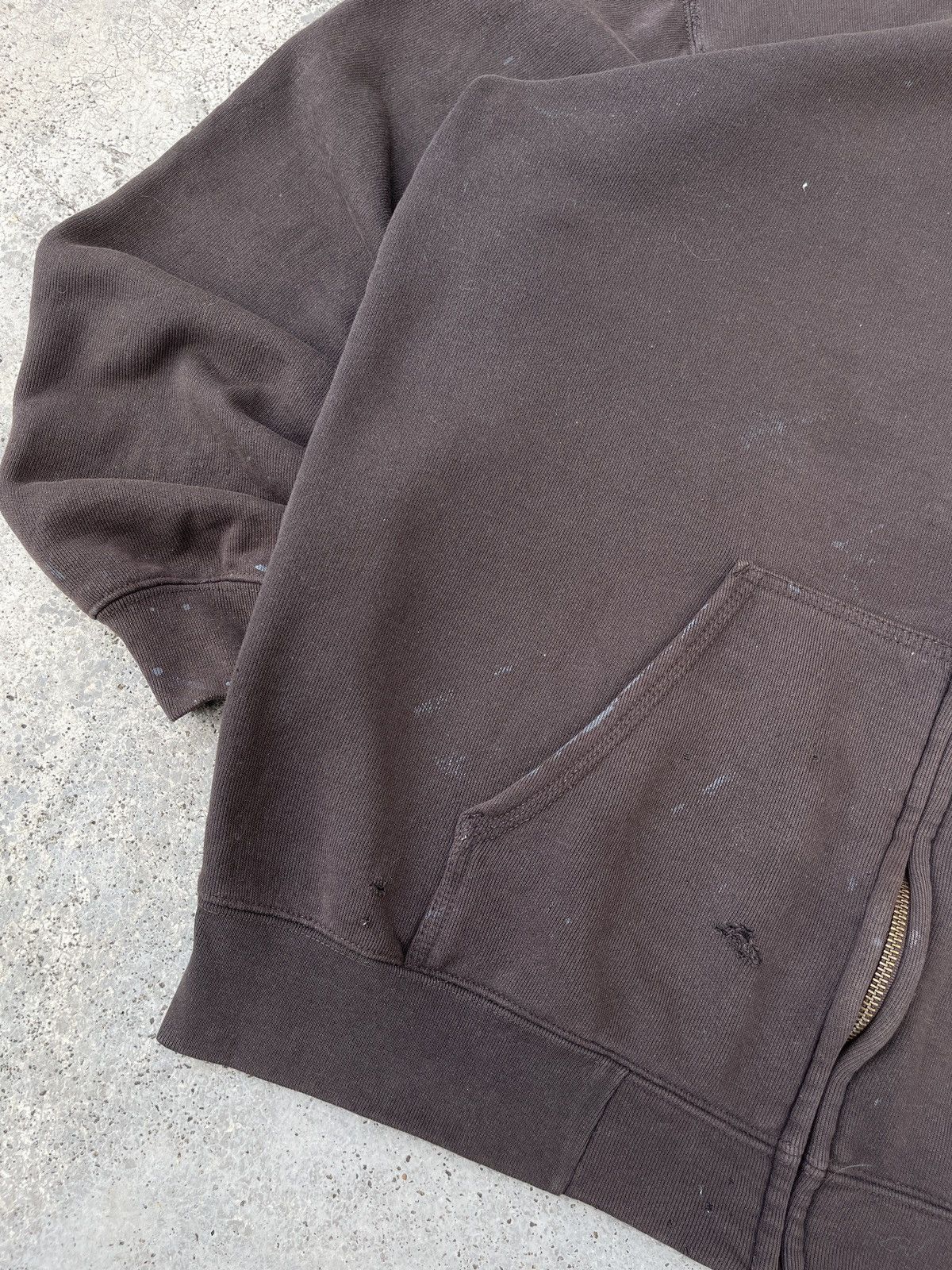 Carhartt × Vintage Distressed Carhartt Full-zipper Hoodie Size US XXL / EU 58 / 5 - 6 Thumbnail