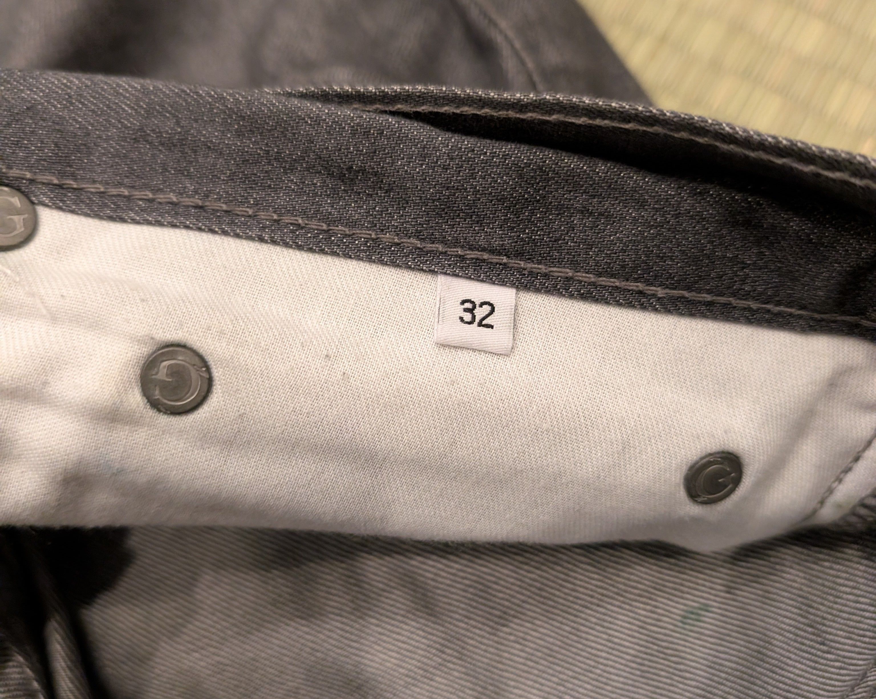Gustin RARE Gustin #72 The Grey Silk Selvedge Slim Denim Jeans Size US 32 / EU 48 - 5 Thumbnail
