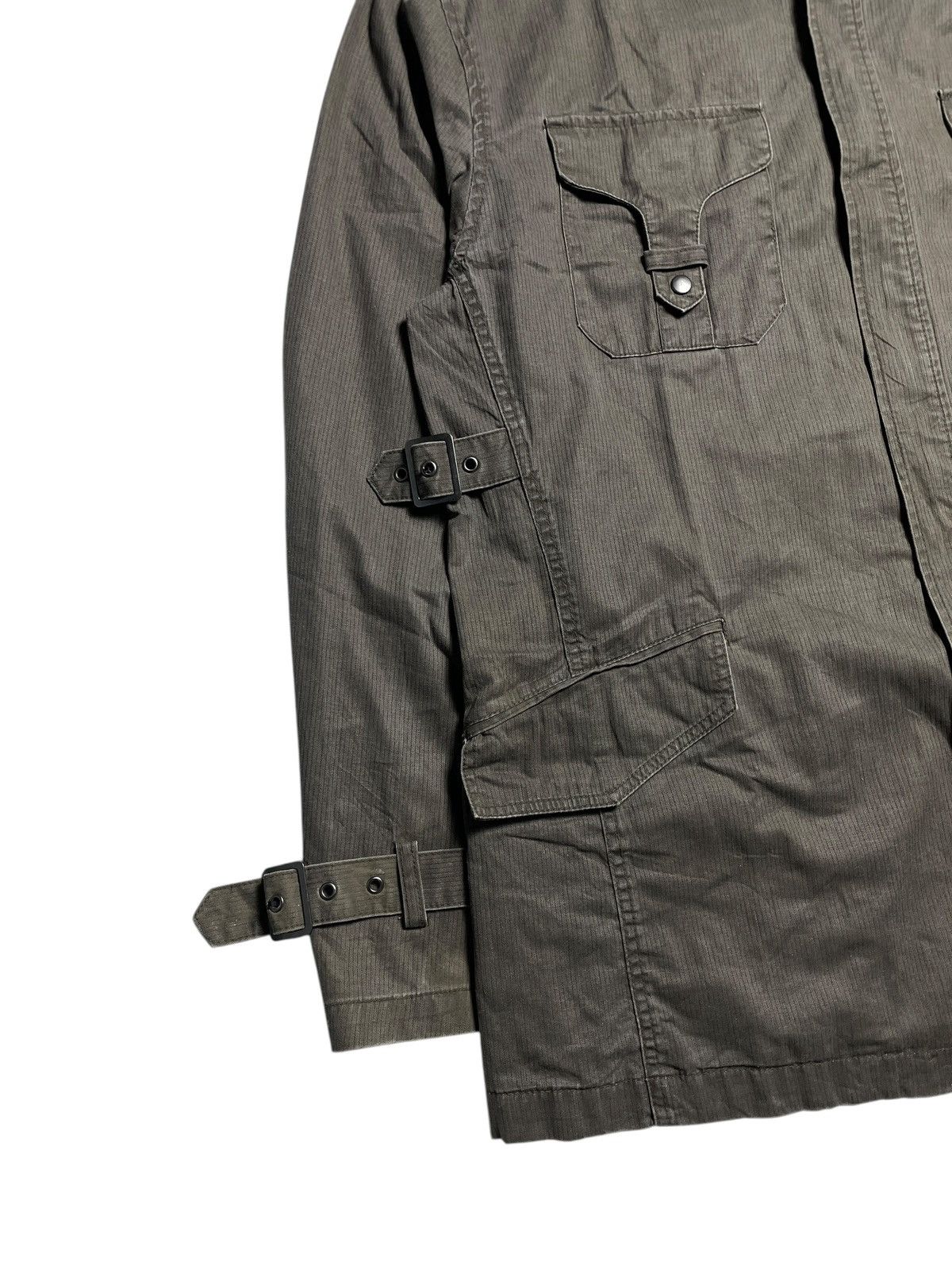 SLY 2000’s Splendid Satisfaction - Cyber Military Bondage Jacket Size US XL / EU 56 / 4 - 4 Thumbnail