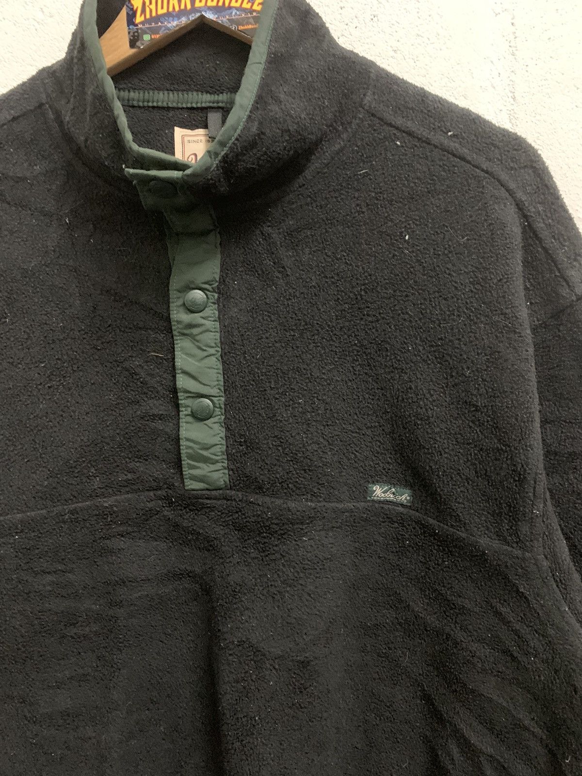 Vintage × Woolrich Woolen Mills Vintage Woolrich Fleece Half Buttom Size US L / EU 52-54 / 3 - 3 Thumbnail
