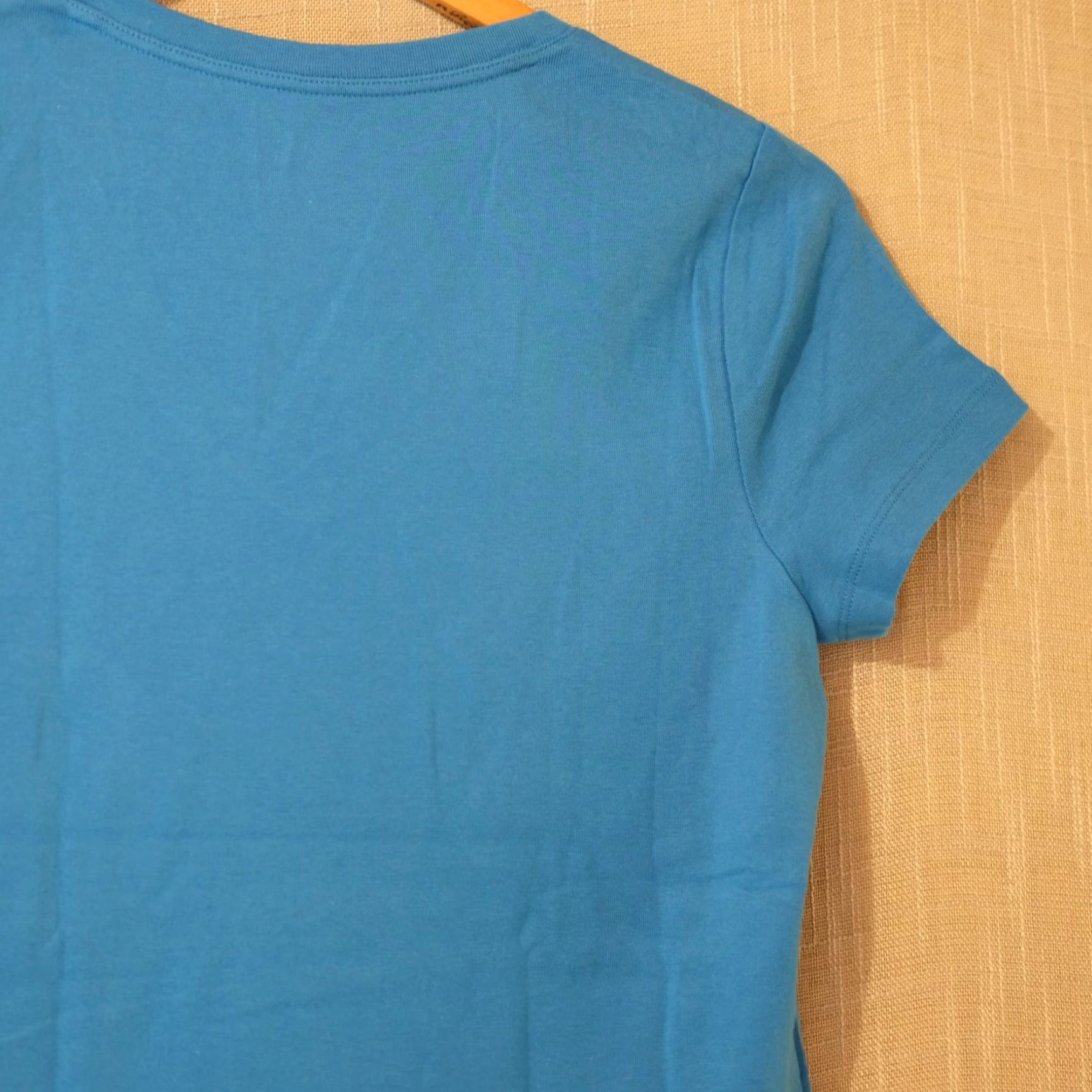 Vintage St. John's Bay Essential Tee Shirt Womens S 100% Cotton Blue Stretch V-Neck Short Sleeve Casual Travel basic Size S / US 4 / IT 40 - 7 Thumbnail