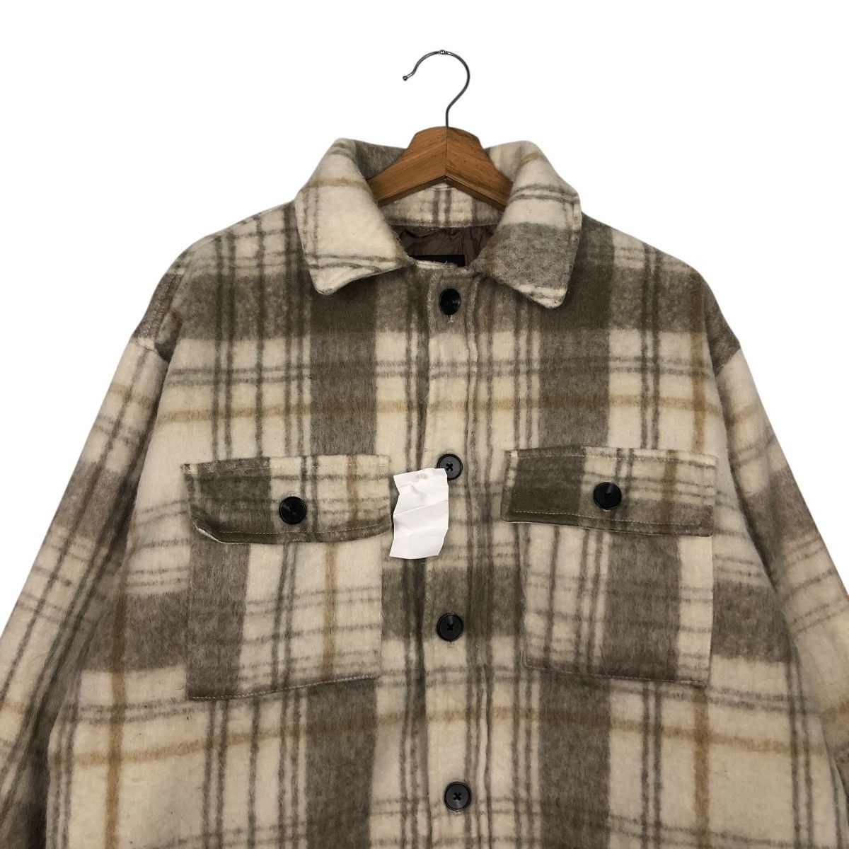 Japanese Brand 🔥VINTAGE WOOL FLANNEL JACKET LOUIS CHAVLON ISSEY MIYAKE Size US M / EU 48-50 / 2 - 5 Thumbnail