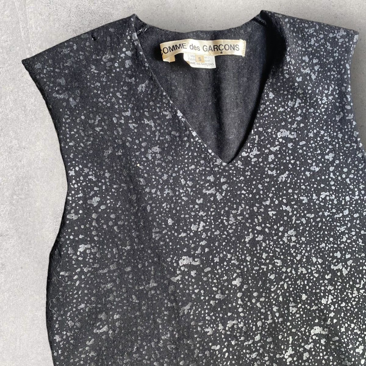 Comme des Garcons 2012 Color Splash Sleeveless Size S / US 4 / IT 40 - 2 Thumbnail