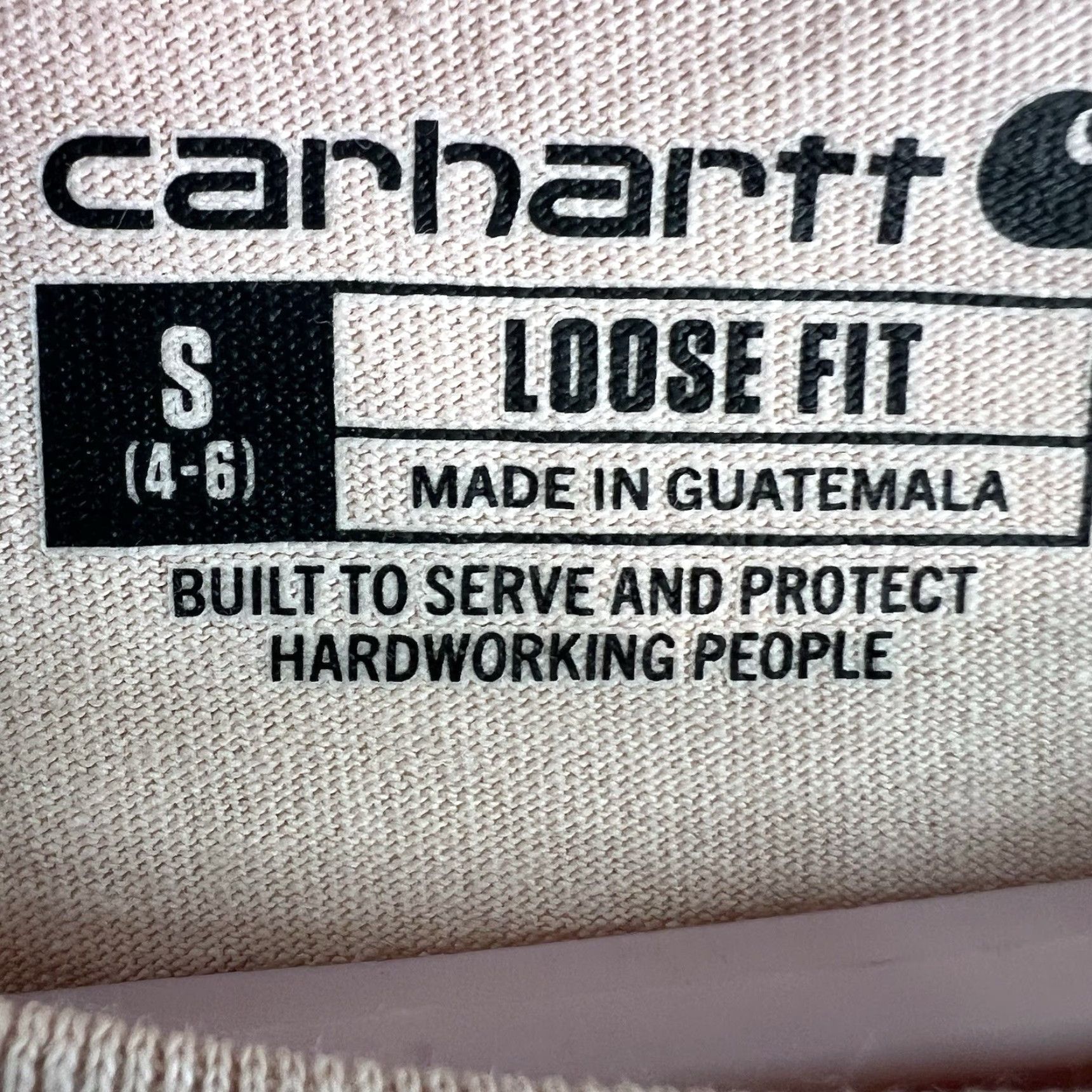 Carhartt Carhartt Loose Fit Long Sleeve T-Shirt Womens Size S Pink LT. Pink Color solid knit cotton casual wear 90s biker outdoor Size S / US 4 / IT 40 - 4 Thumbnail