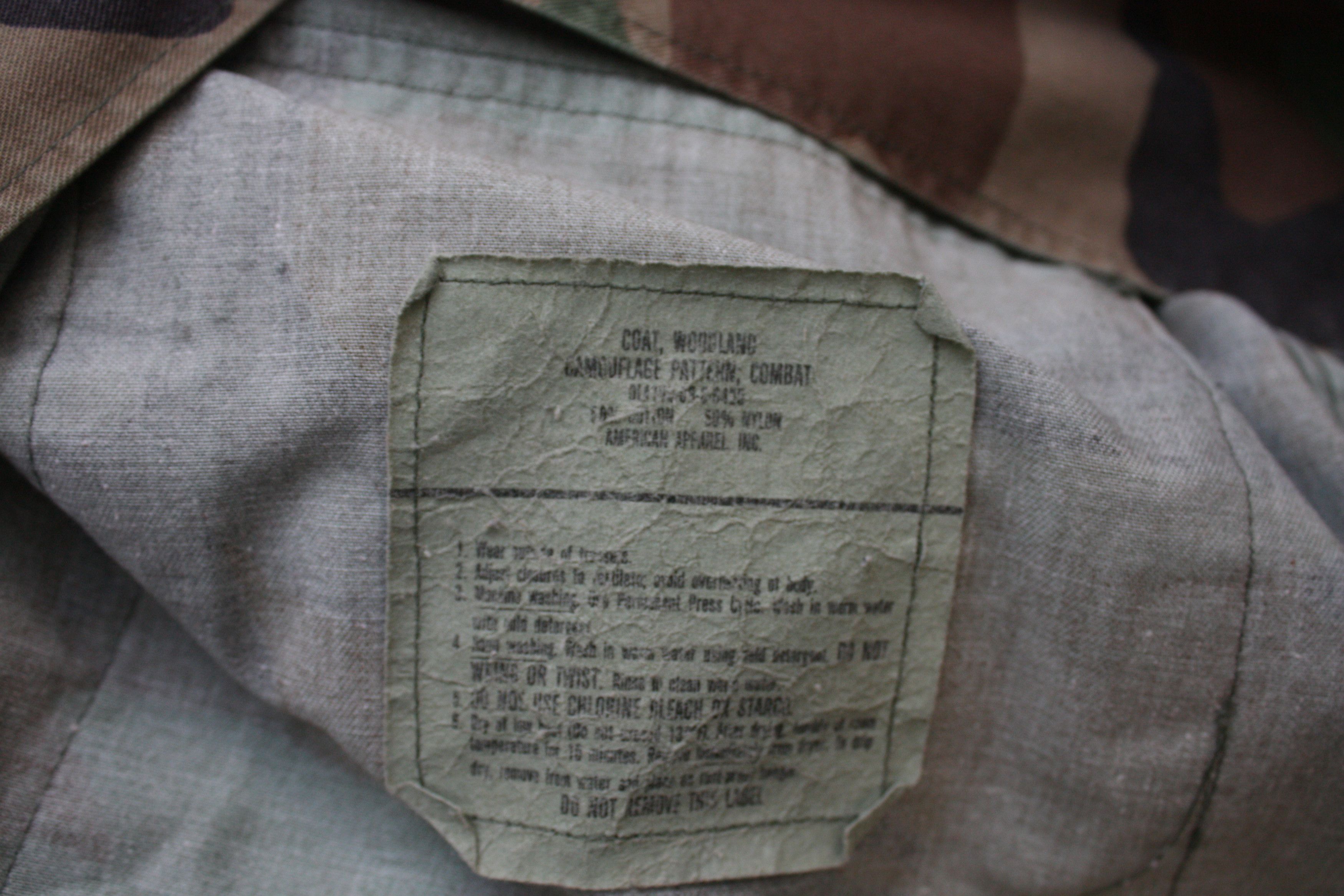 Other U.S. Army Woodland Vintage Combat Jacket Size US S / EU 44-46 / 1 - 5 Thumbnail