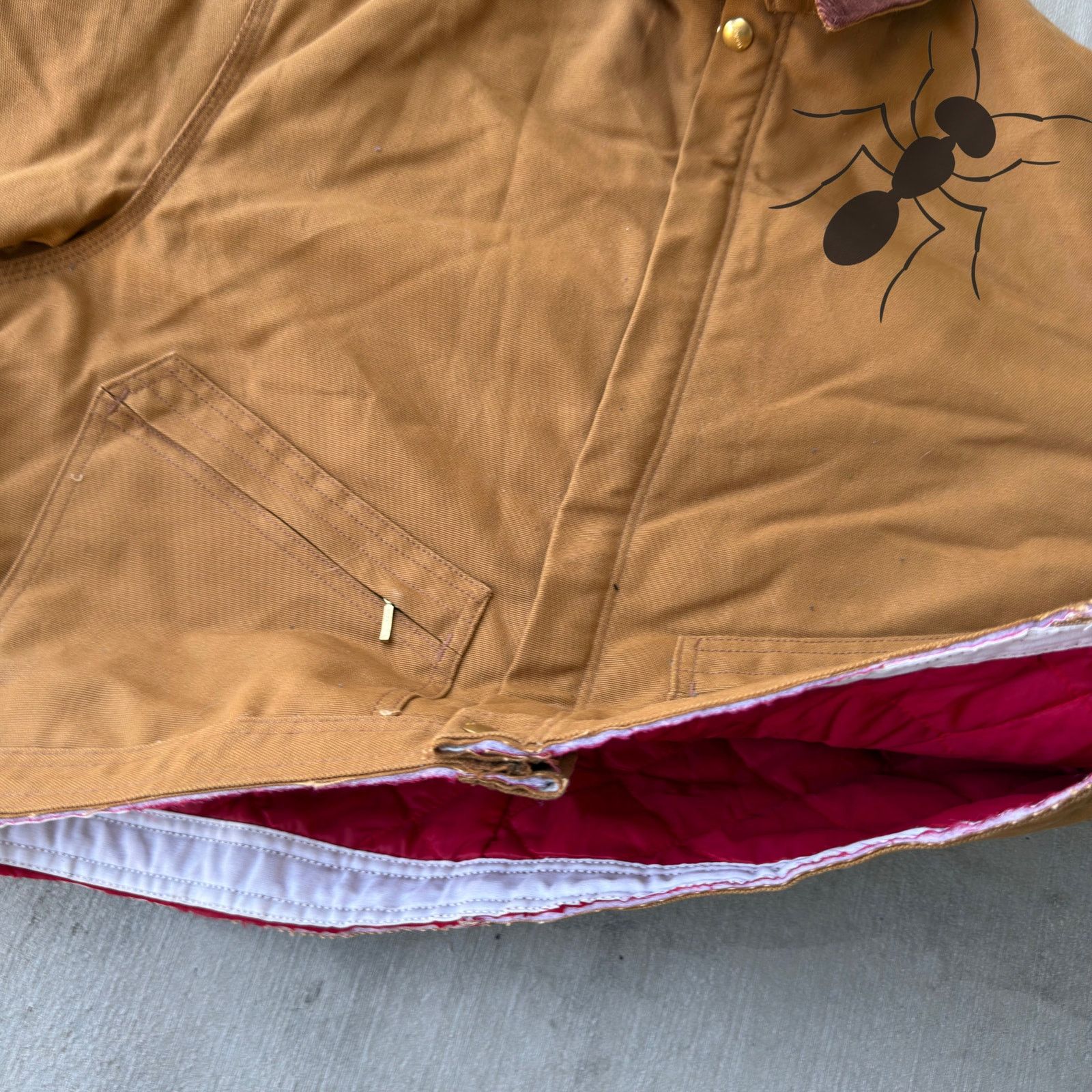 Carhartt × Vintage Carhartt brown cropped Detroit style work wear jacket Size US XL / EU 56 / 4 - 5 Thumbnail