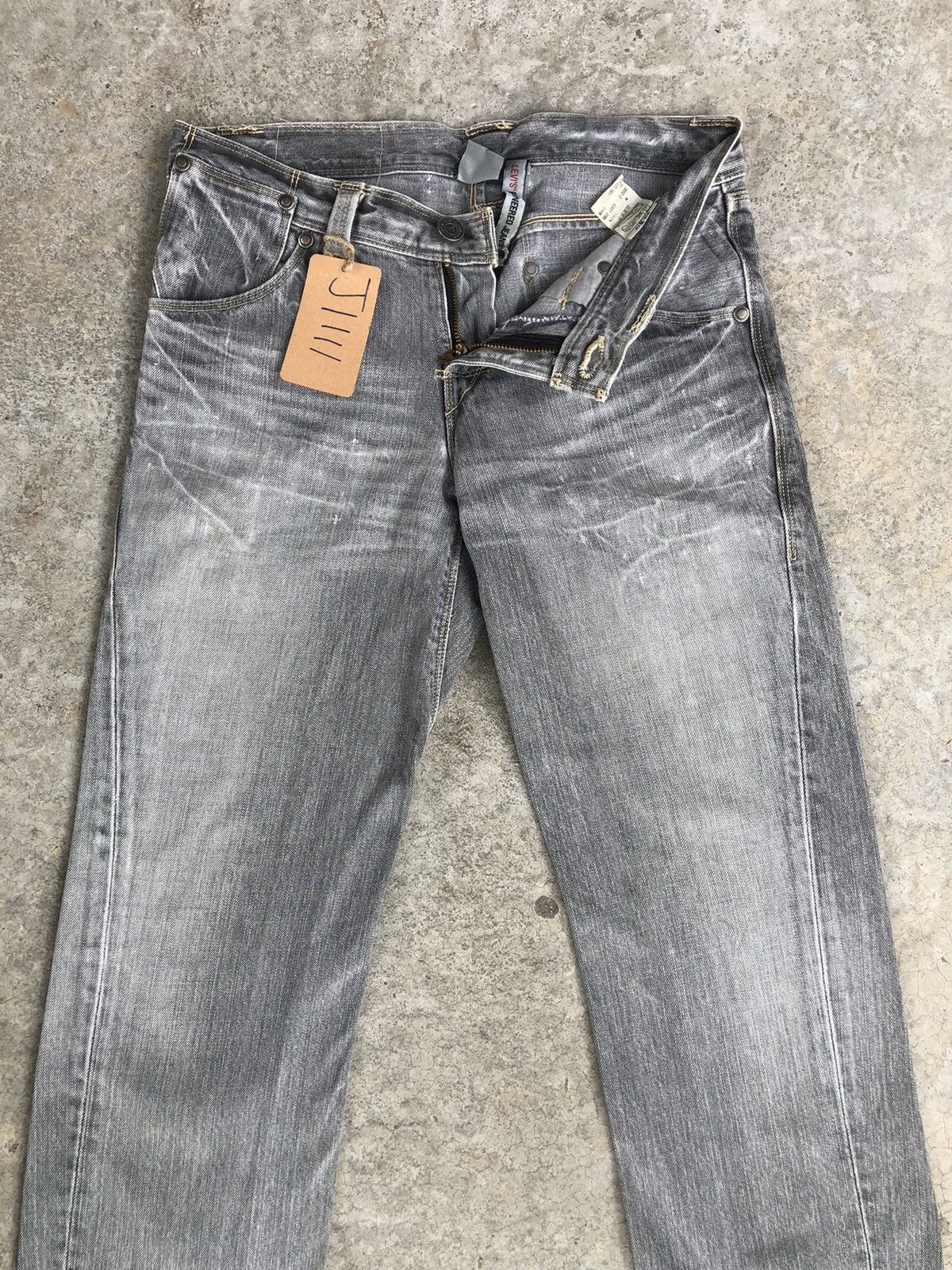 Levi's Y2k Levi’s Engineered Jeans Distressed Denim Size US 31 - 3 Thumbnail