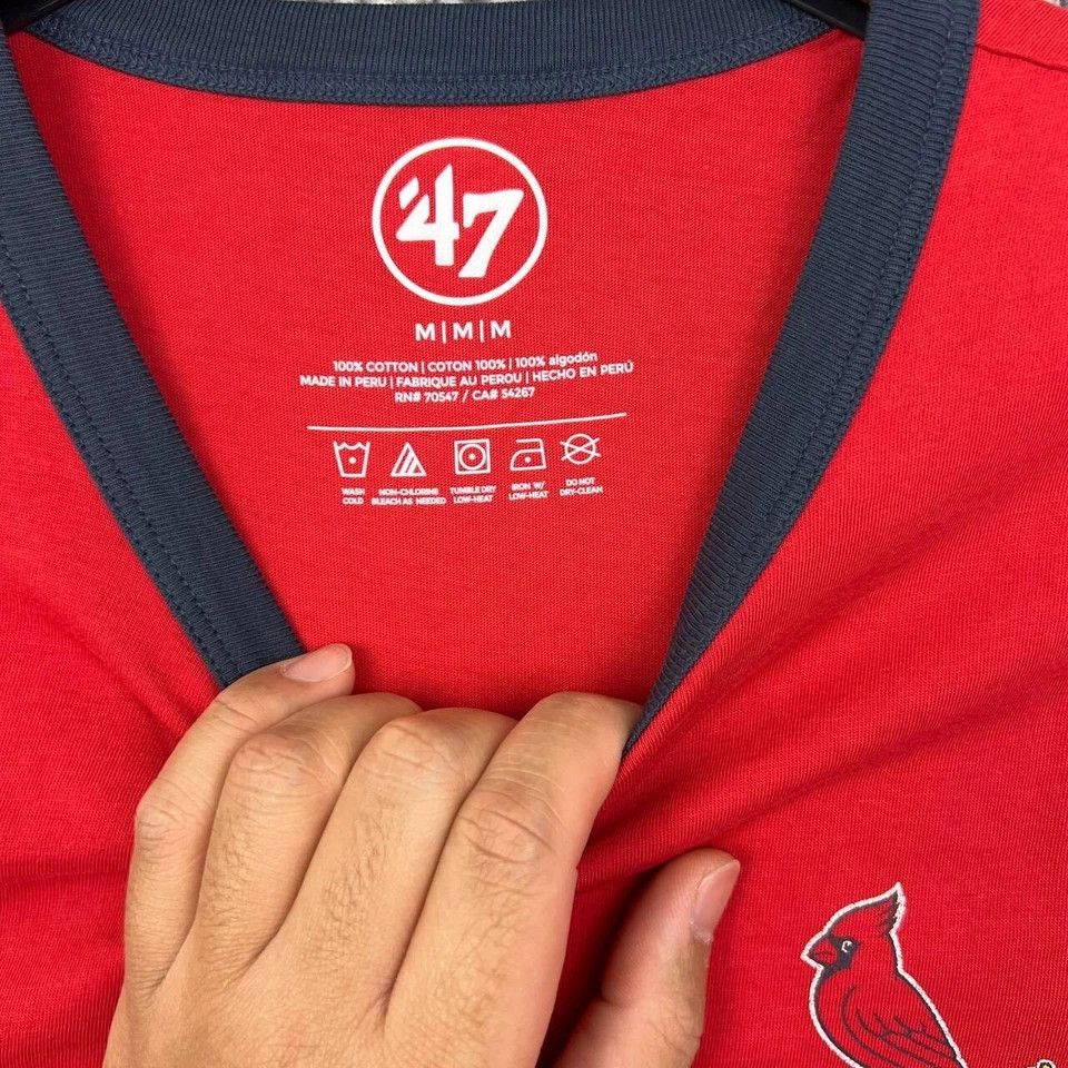 47 Brand St. Louis Cardinals Shirt Men Short Sleeve Cotton New M Size US M / EU 48-50 / 2 - 3 Thumbnail