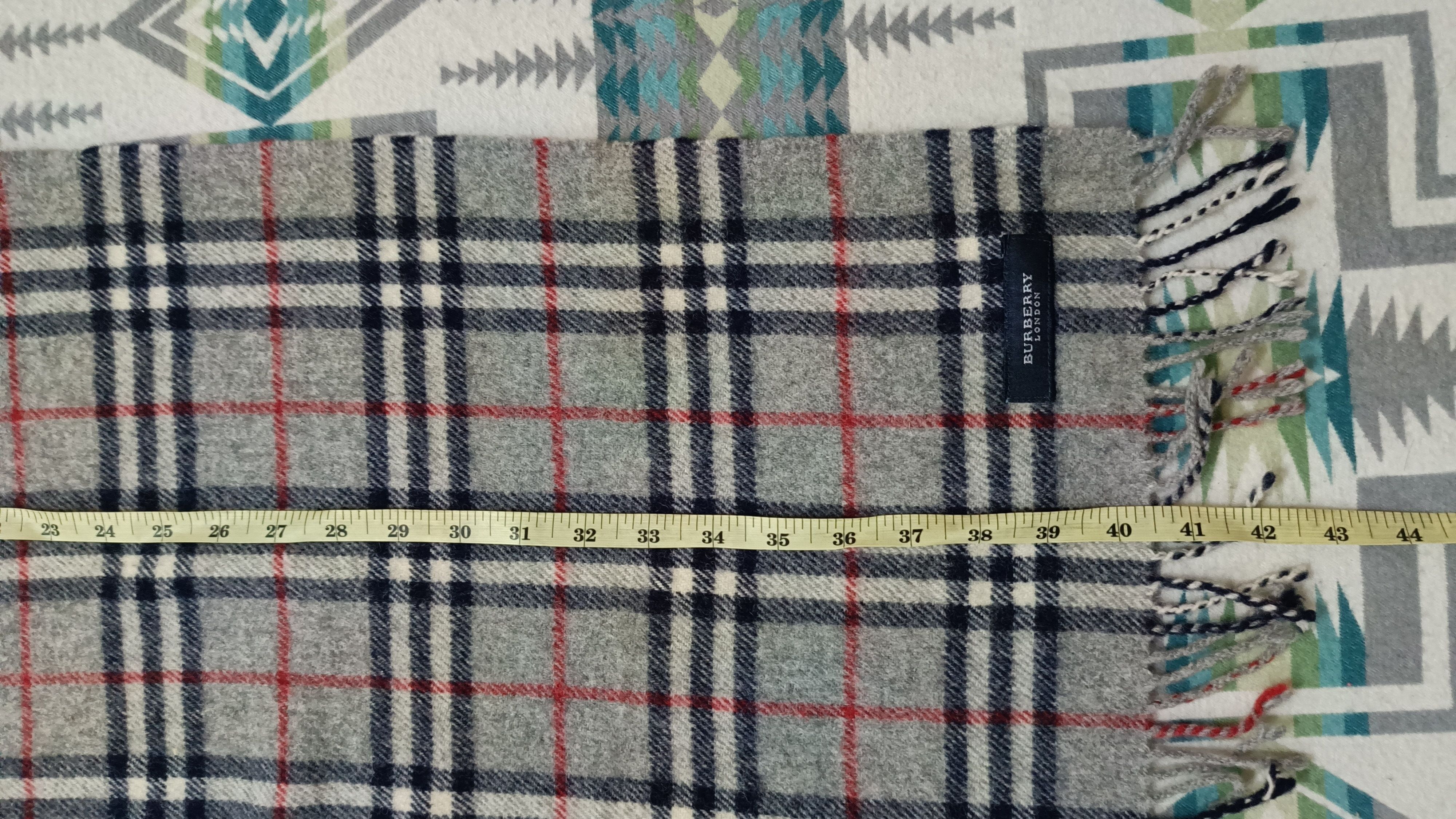 Burberry × Burberry Prorsum × Vintage 🔥🔥 Burberry Nova Check Scarf Size ONE SIZE - 4 Thumbnail