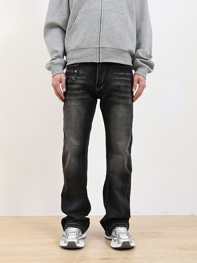 Jean × Vintage washed faded y2k yuppie flared jeans Size US 34 / EU 50 - 3 Thumbnail