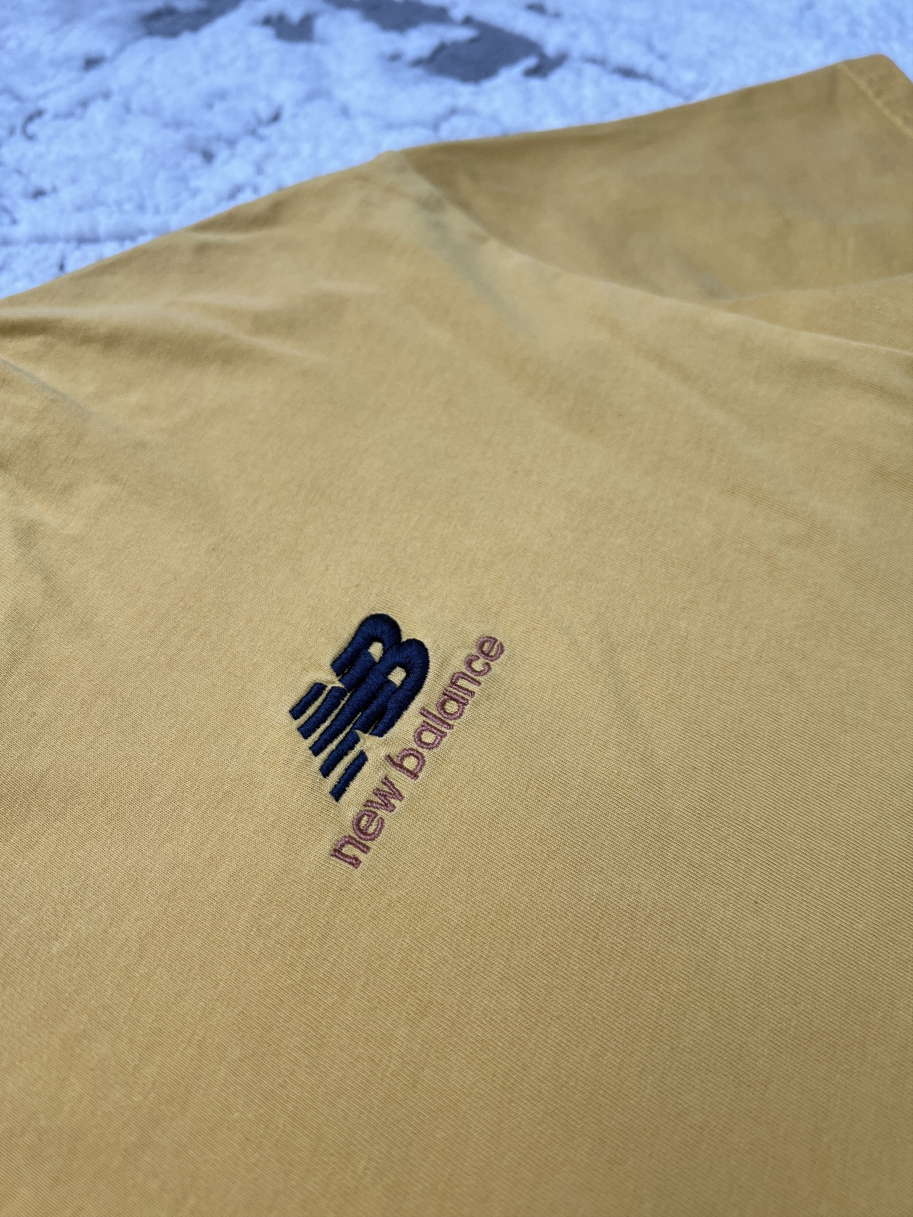 New Balance New Balance Yellow T-Shirt with Embroidered Logo L Size US L / EU 52-54 / 3 - 3 Thumbnail