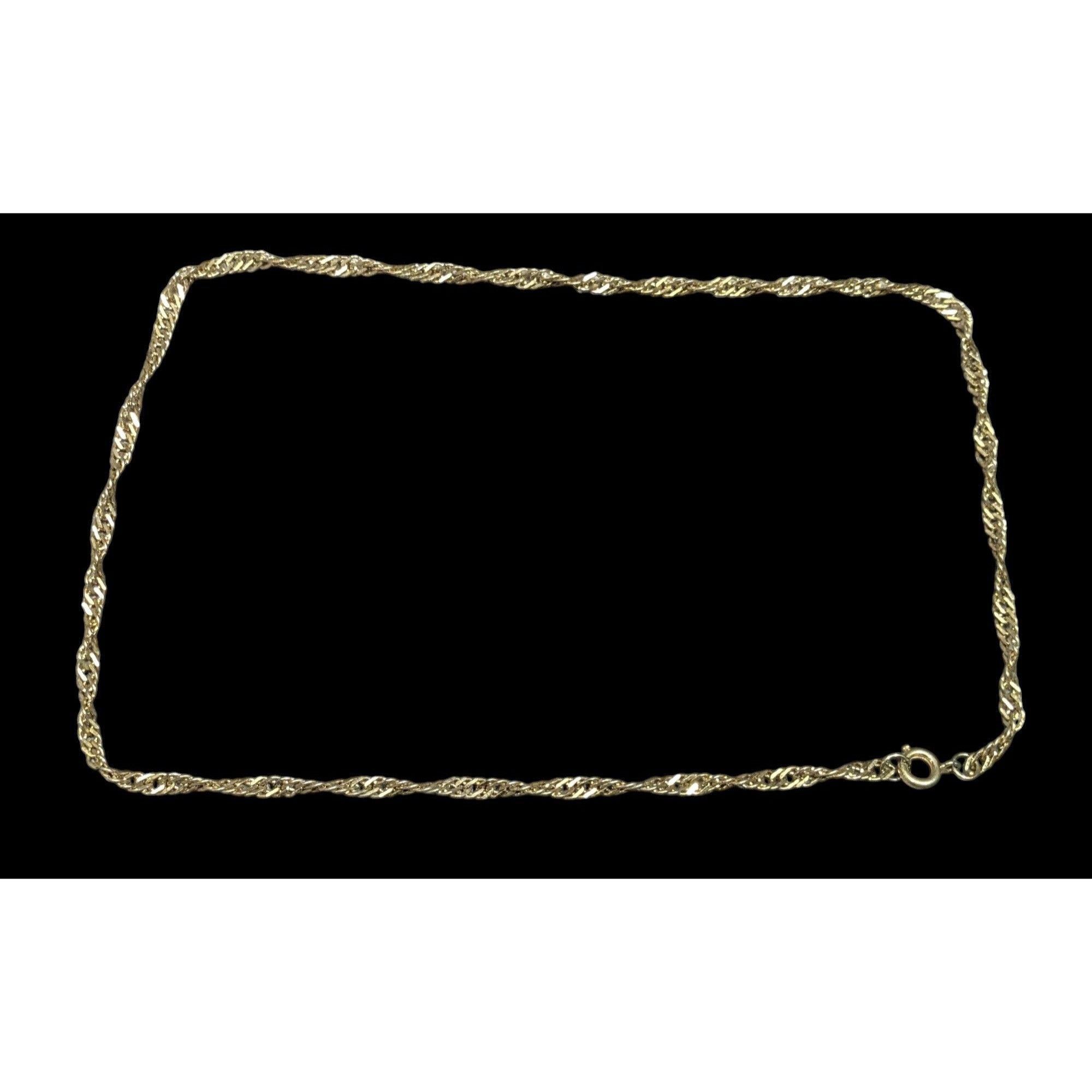 Other Classic Casual Twisted Gold Tone Chain Necklace Size ONE SIZE - 1 Thumbnail