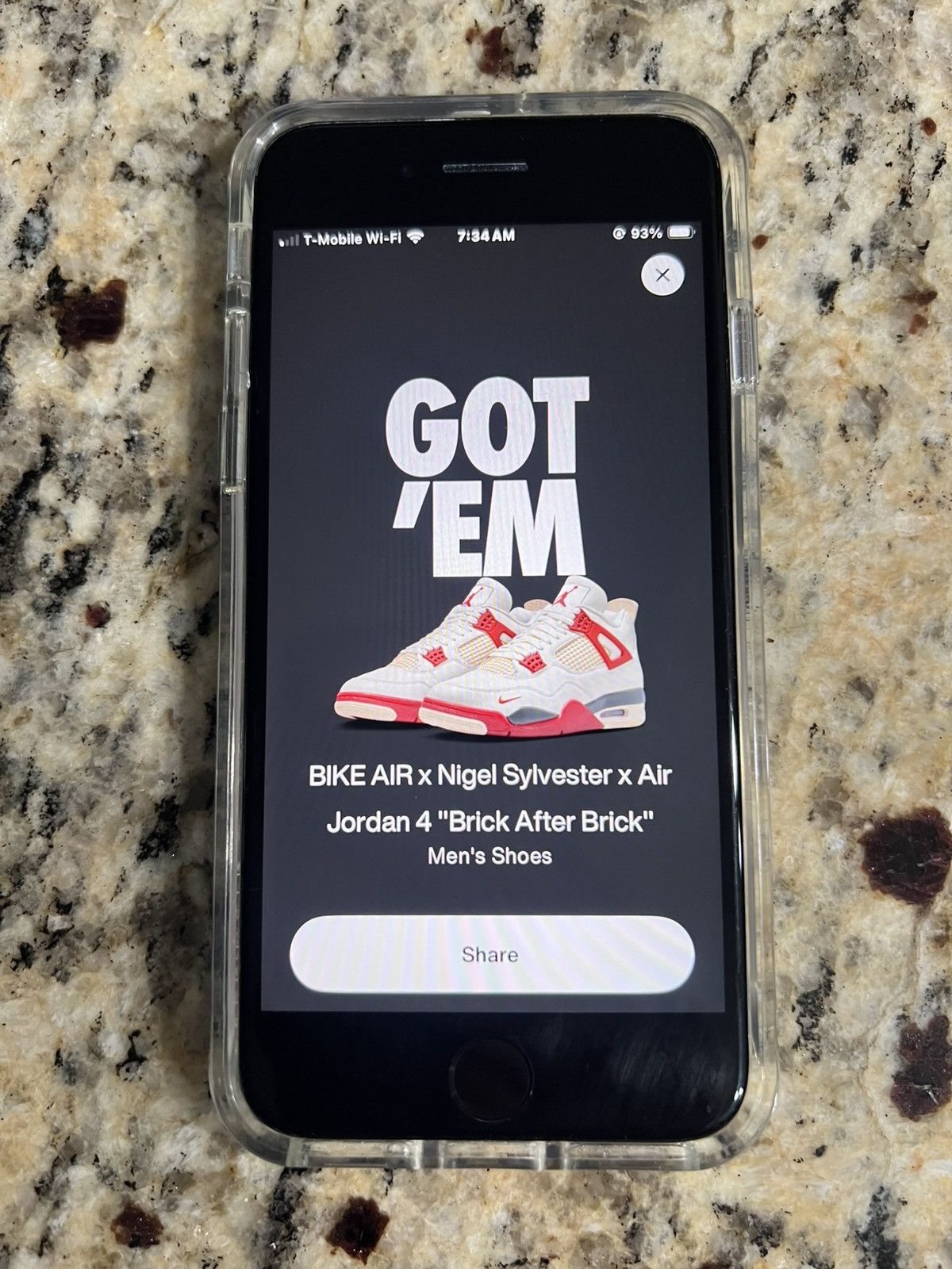 Jordan Brand Jordan 4 nigel sylvester brick after brick Size US 10.5 / EU 43-44 - 1 Preview