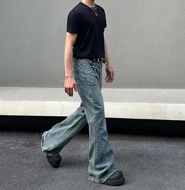 Jean VIBE Stacked Flare Jeans Size US 32 / EU 48 - 7 Thumbnail
