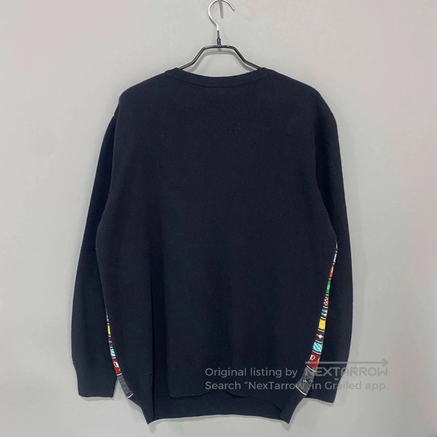 Hermes Striped Floral Carriage Cashmere Sweater. Size US XL / EU 56 / 4 - 3 Thumbnail