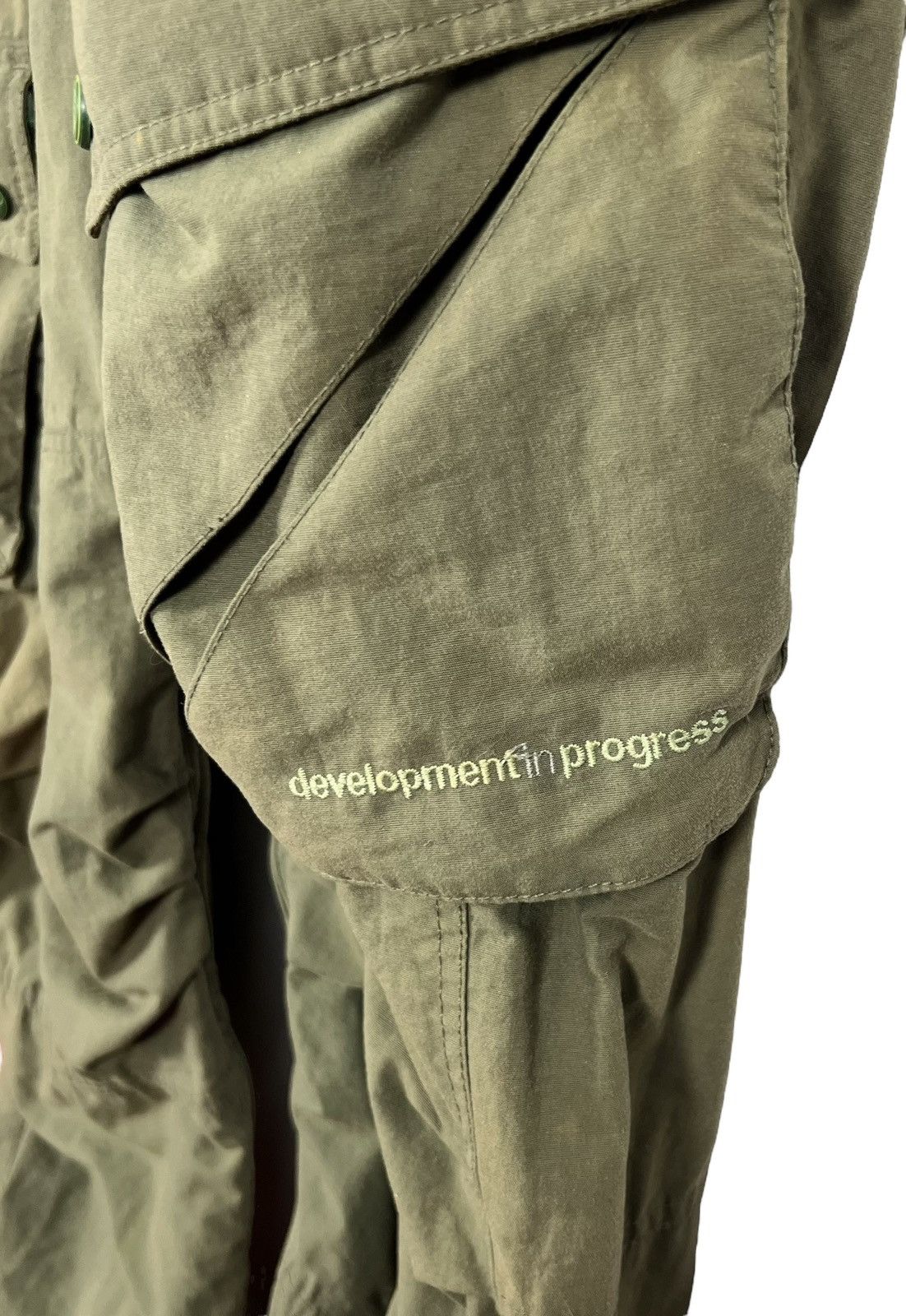 Japanese Brand Vintage Distressed DEVELOPMENT IN PROGRESS Jumsuit Size US XL / EU 56 / 4 - 9 Thumbnail