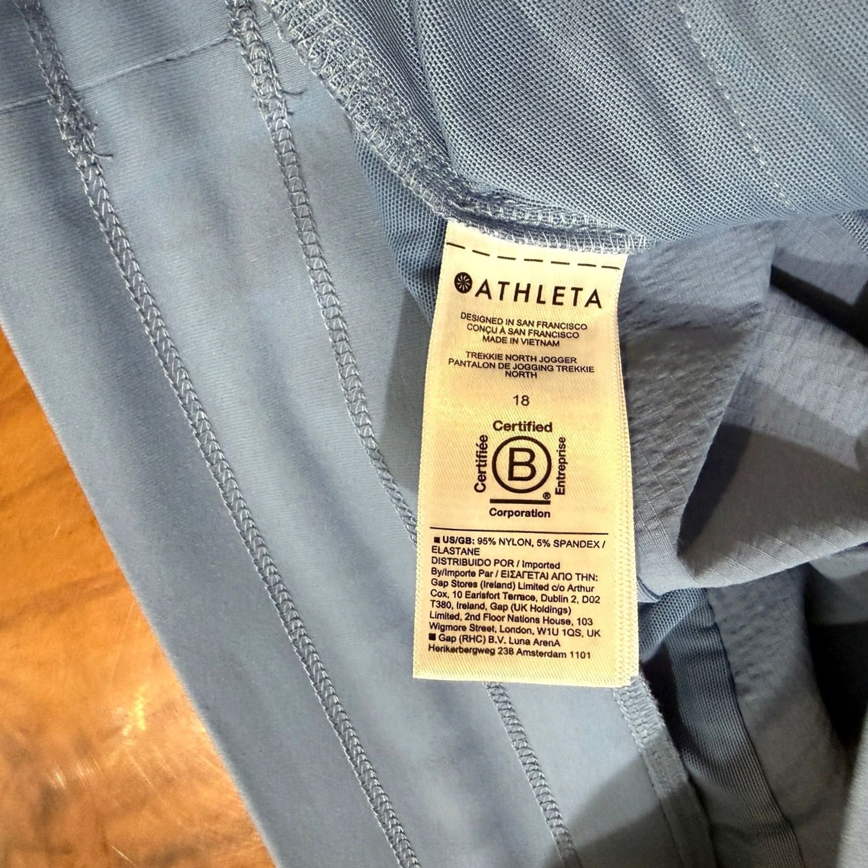 Athleta Athleta Trekkie Legacy Jogger Pants 18 Pull On Stretch 405726 Nylon A3-20 Size 27" / US 4 / IT 40 - 5 Thumbnail