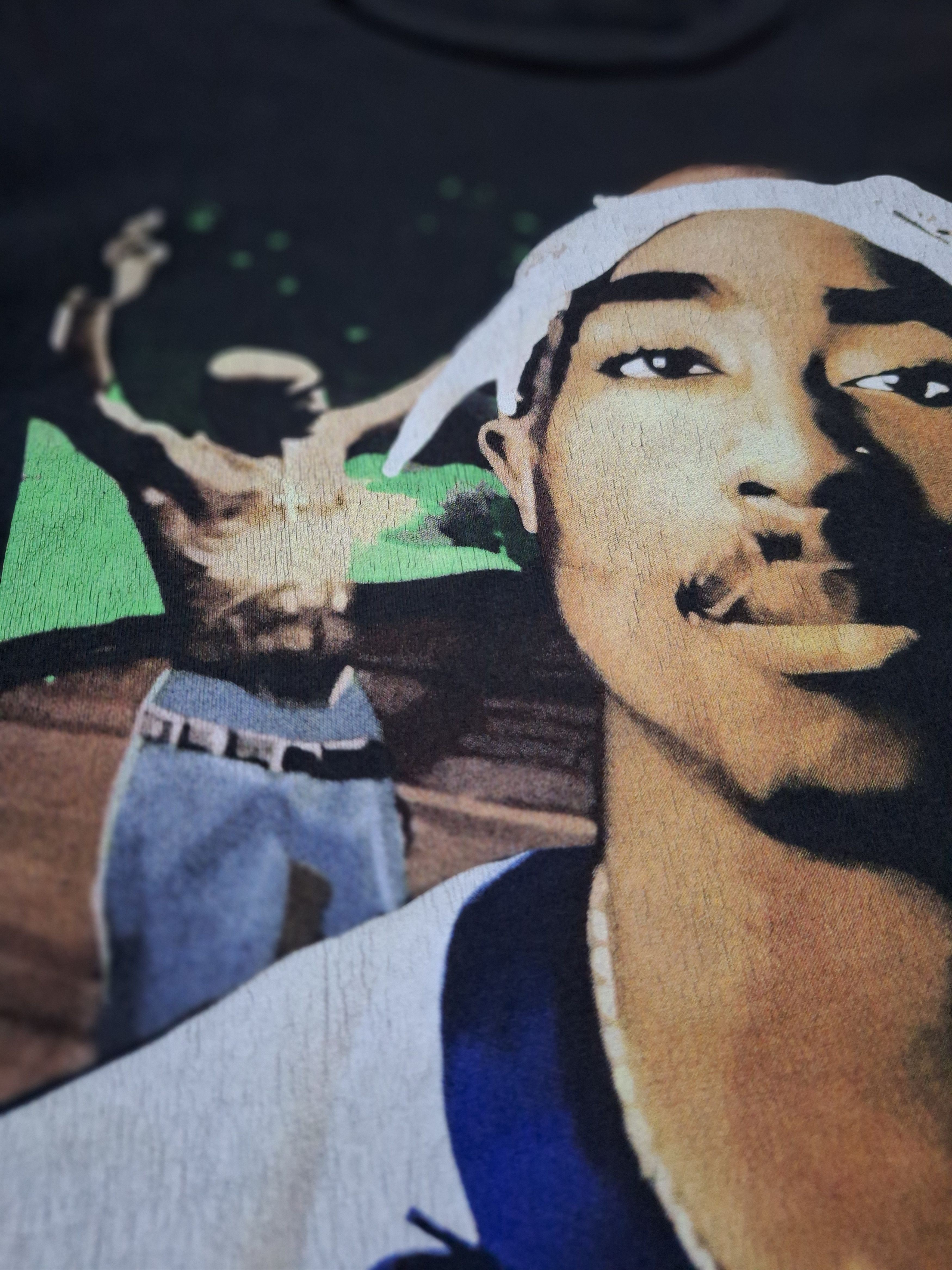 Japanese Brand Vintage 2 pac tupac shakur Its A Set Up So Keep Ya Head Up Size US L / EU 52-54 / 3 - 9 Thumbnail