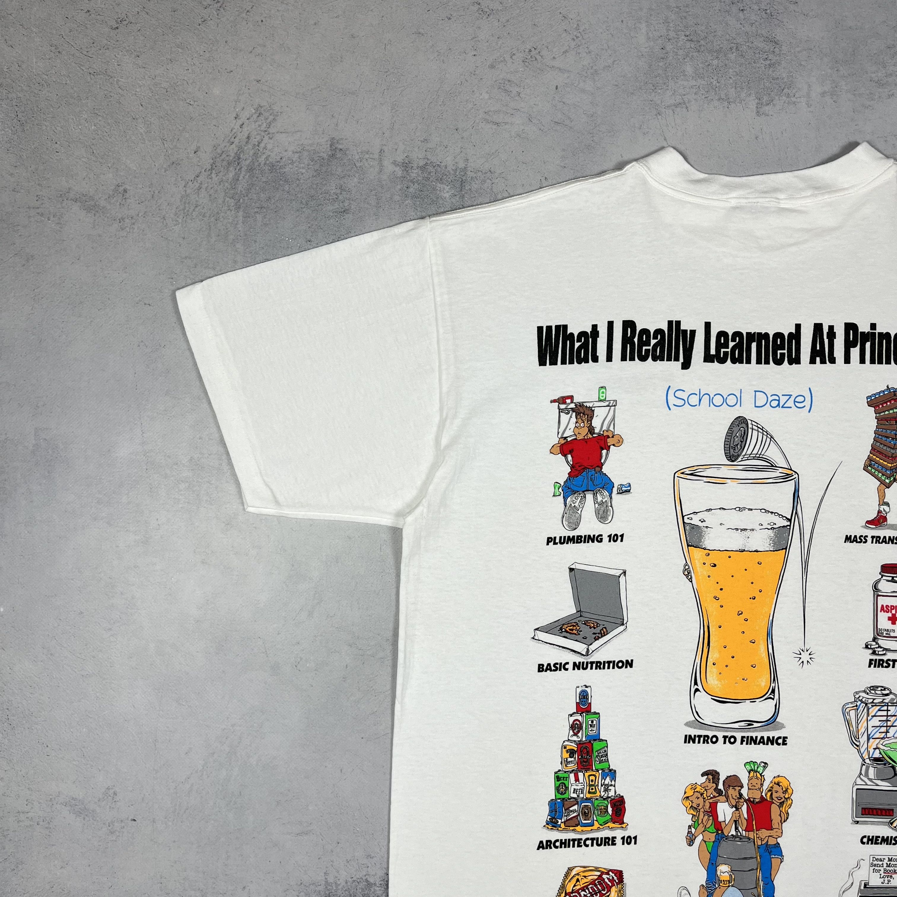 Vintage Vintage “What I really Learned At Princeton” T Shirt 1994 Size US XL / EU 56 / 4 - 6 Thumbnail