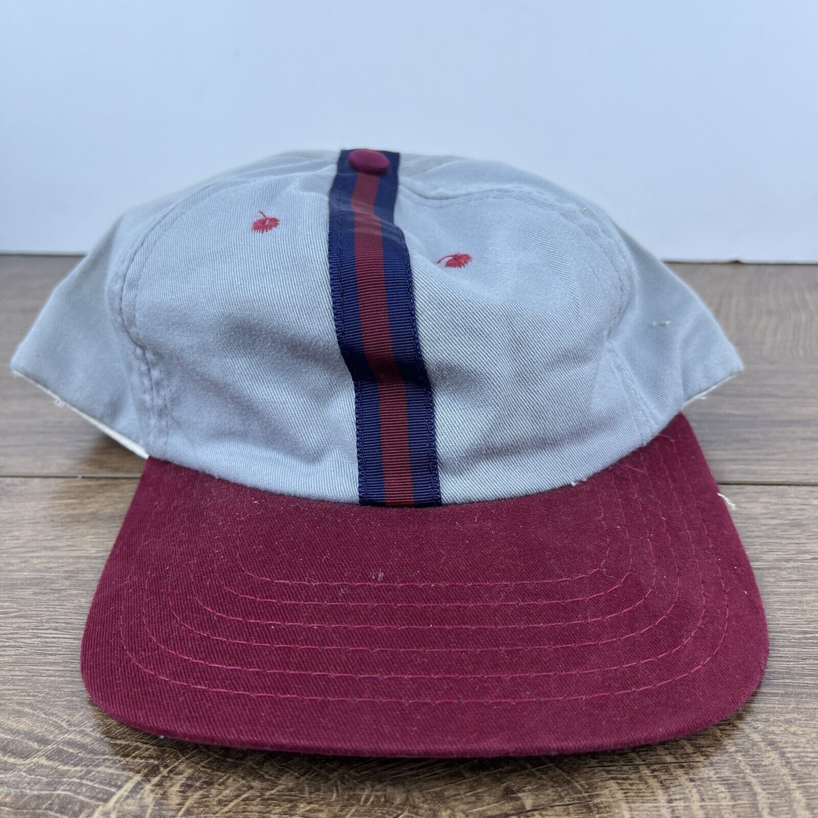 Other Gray Red Snapback Hat Athletic Adjustable Adult Size Hat Gra Size ONE SIZE - 2 Thumbnail