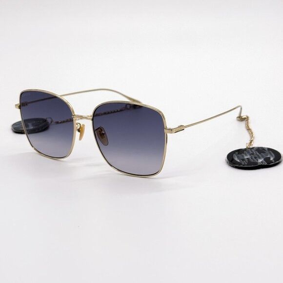 Gucci NEW GUCCI SUNGLASSES GG1030SK 001 GOLD WOMEN EYEWEAR GUCCI Size ONE SIZE - 1 Thumbnail
