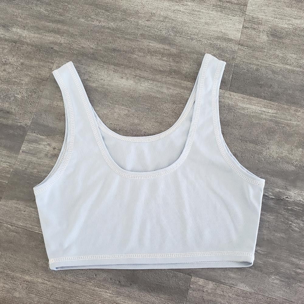 Shein Light Blue SHEIN Cropped Tank Size S / US 4 / IT 40 - 2 Thumbnail