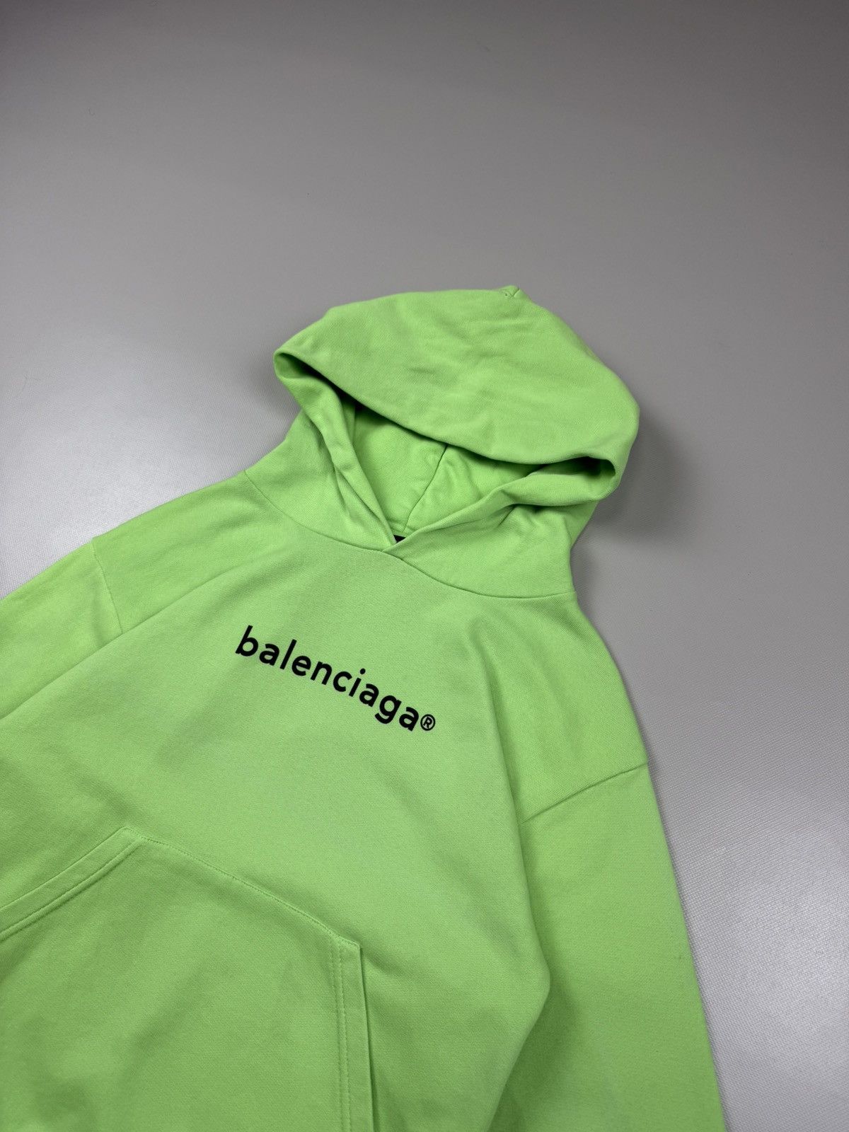 Balenciaga Balenciaga Kids Acid Green Hoodie Size 10 Size XS / US 0-2 / IT 36-38 - 6 Thumbnail
