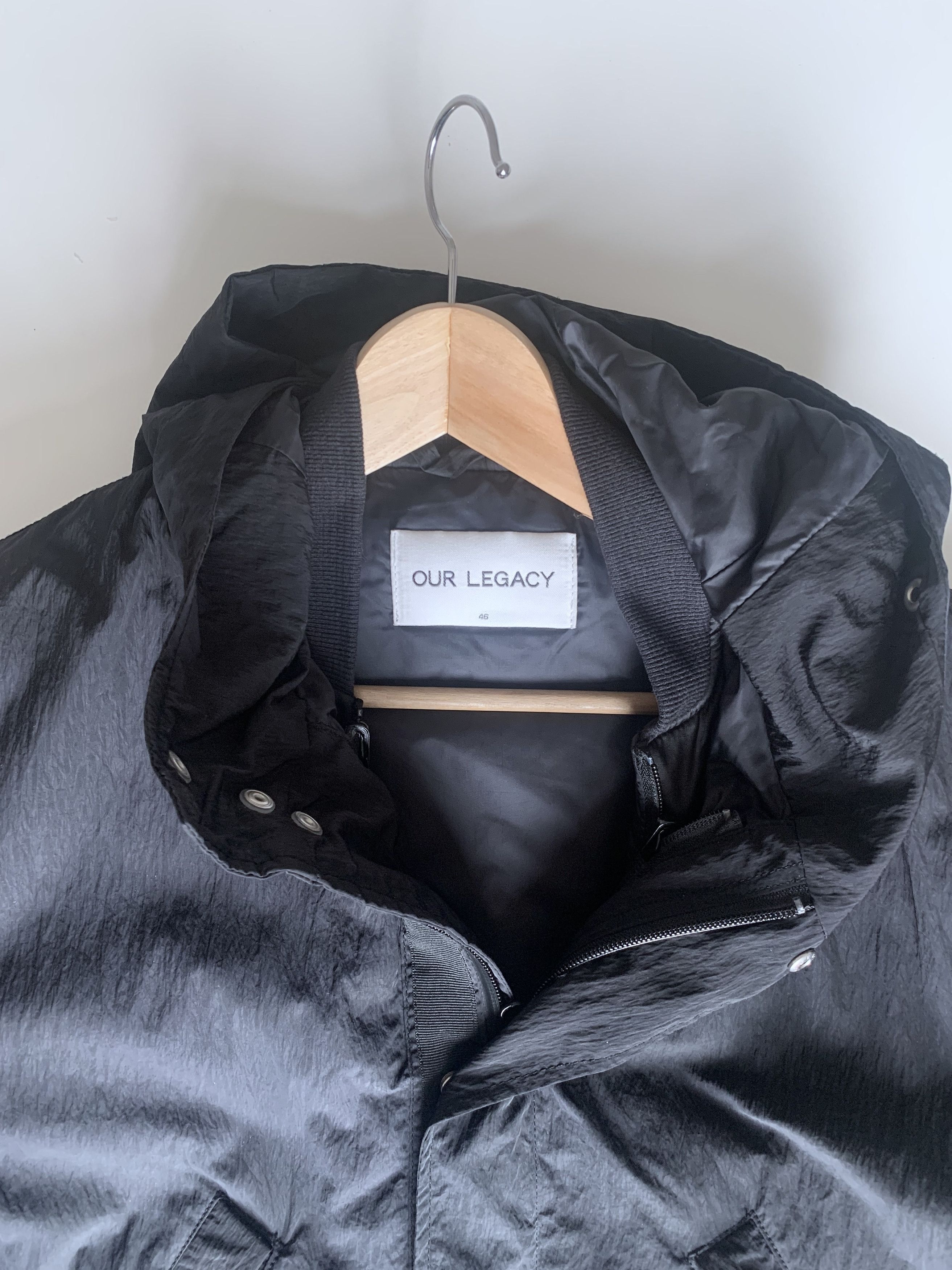 Our Legacy Shield Parka Black Wave Size US S / EU 44-46 / 1 - 8 Thumbnail