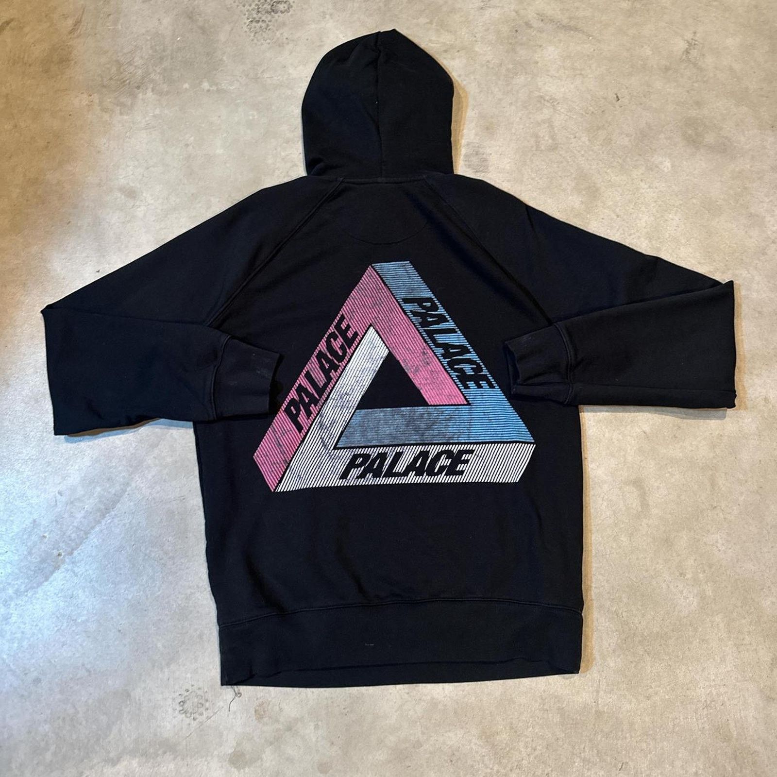 Palace Lenticular Navy Blue and Pink hoodie size XL top