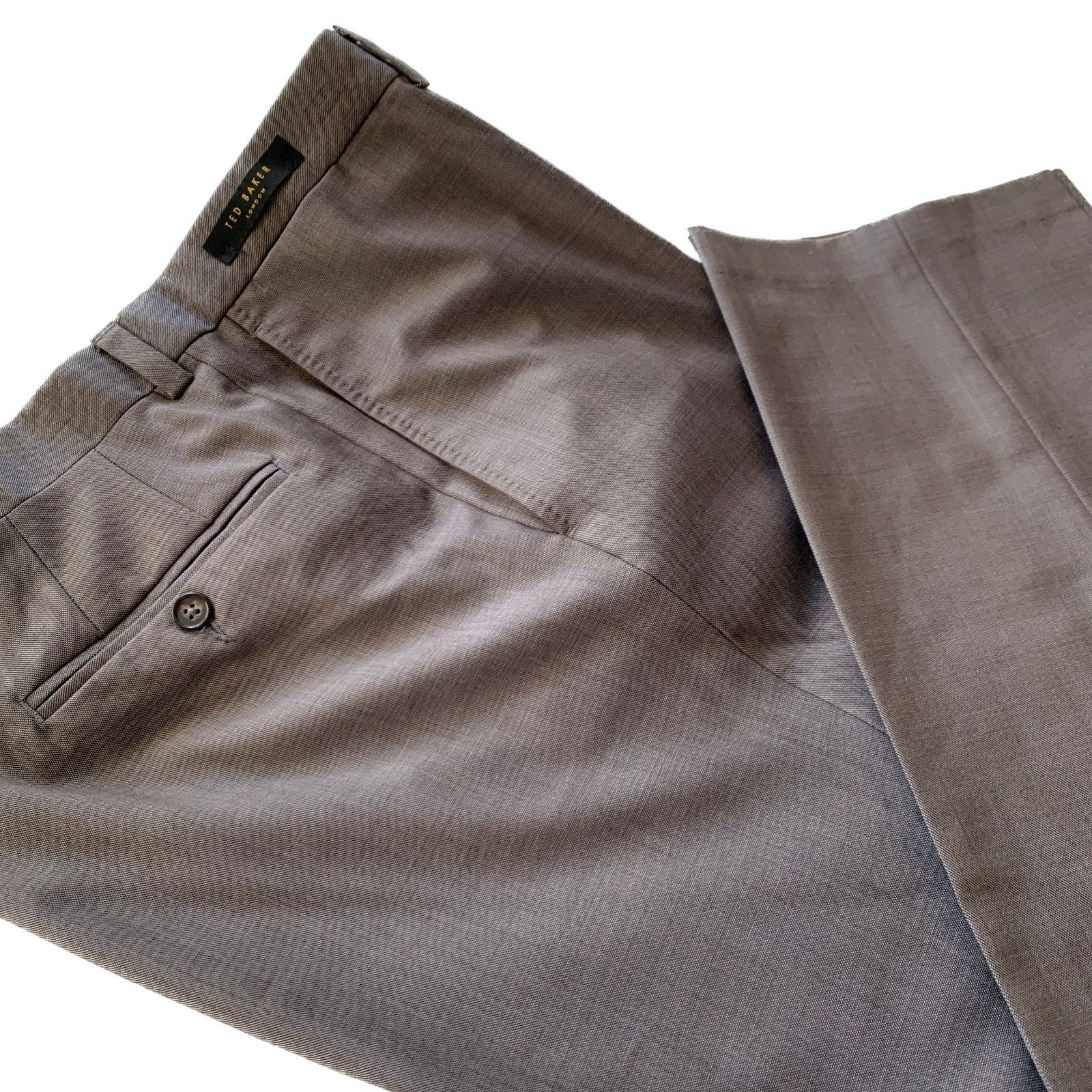 Ted Baker Ted Baker London Jefferson Pant Flat Front Wool Dress Pants Size 38R - 3 Thumbnail