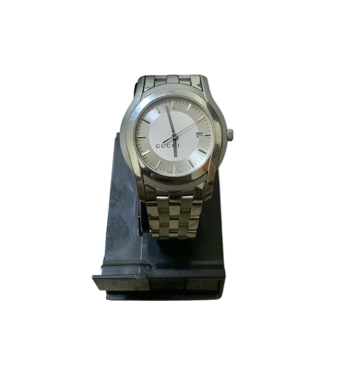 Gucci Vintage Gucci G-Class 5500XL Stainless Steel Watch 1990s Size ONE SIZE - 1 Thumbnail