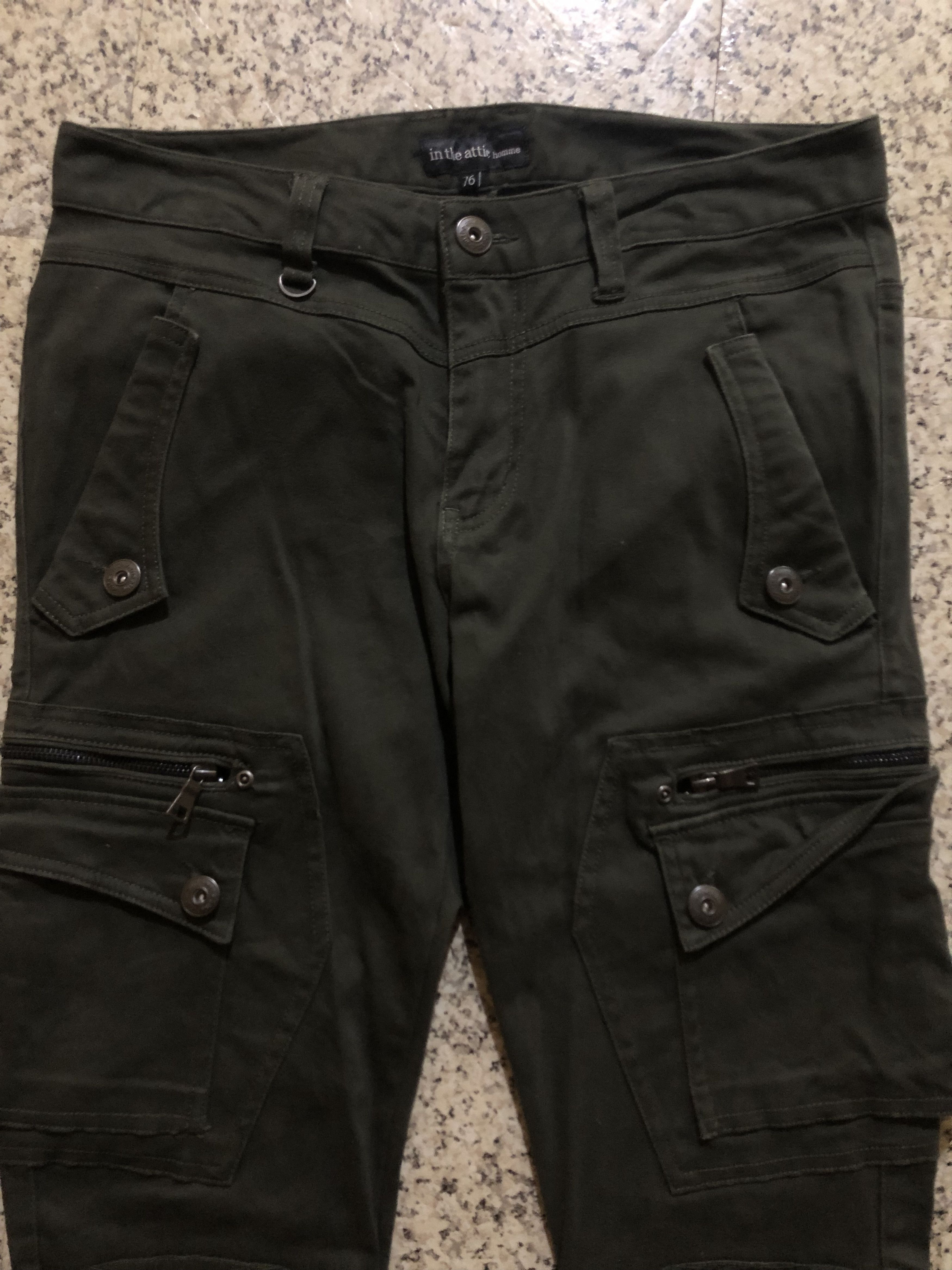 In The Attic Vtg In The Attic Biker Cargo Pants Like Lgb If Six Was Nine Size US 33 - 2 Thumbnail