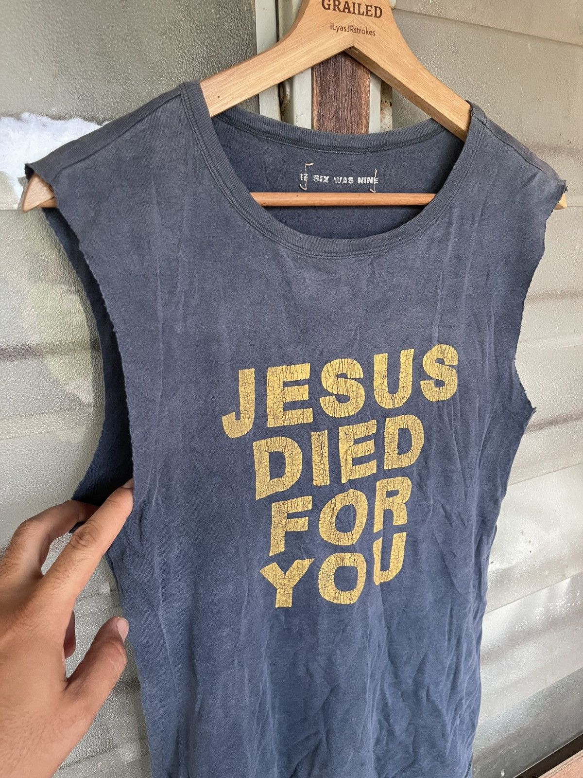 If Six Was Nine "I6W9 NO. JESUS/NS" Sleeveless Tank Top Size US S / EU 44-46 / 1 - 6 Thumbnail